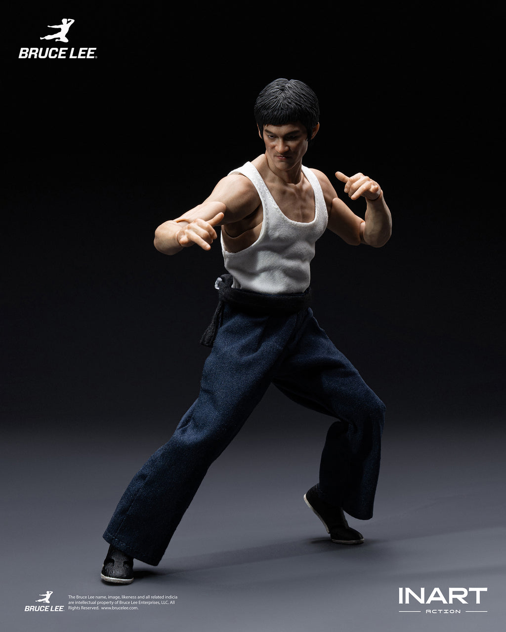 INART Action - Bruce Lee (Kung Fu Outfit) 1/12 Action Figure
