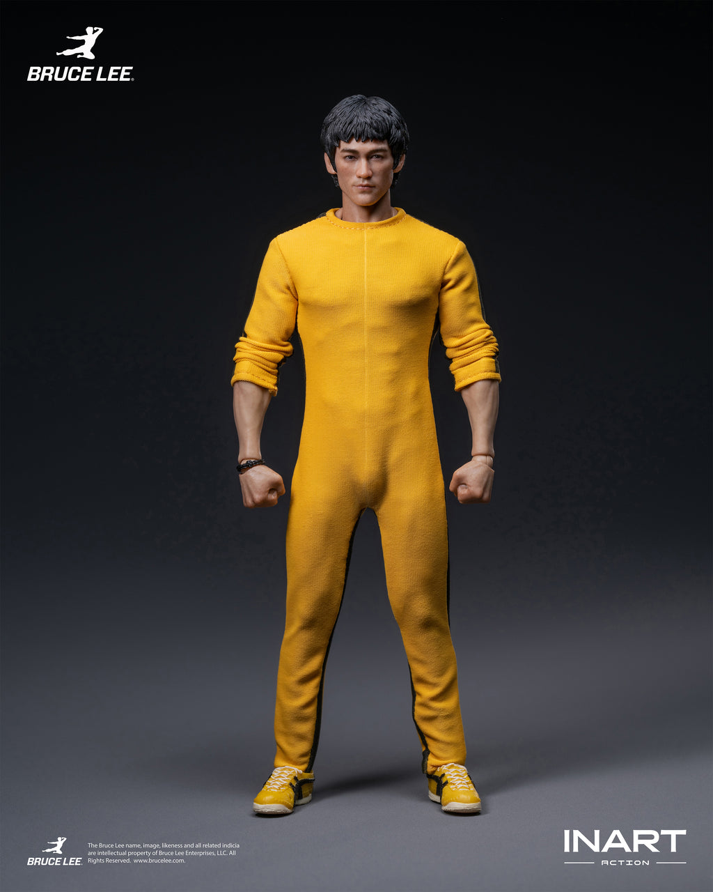 INART Action - Bruce Lee (Yellow Jumpsuit) 1/12 Action Figure