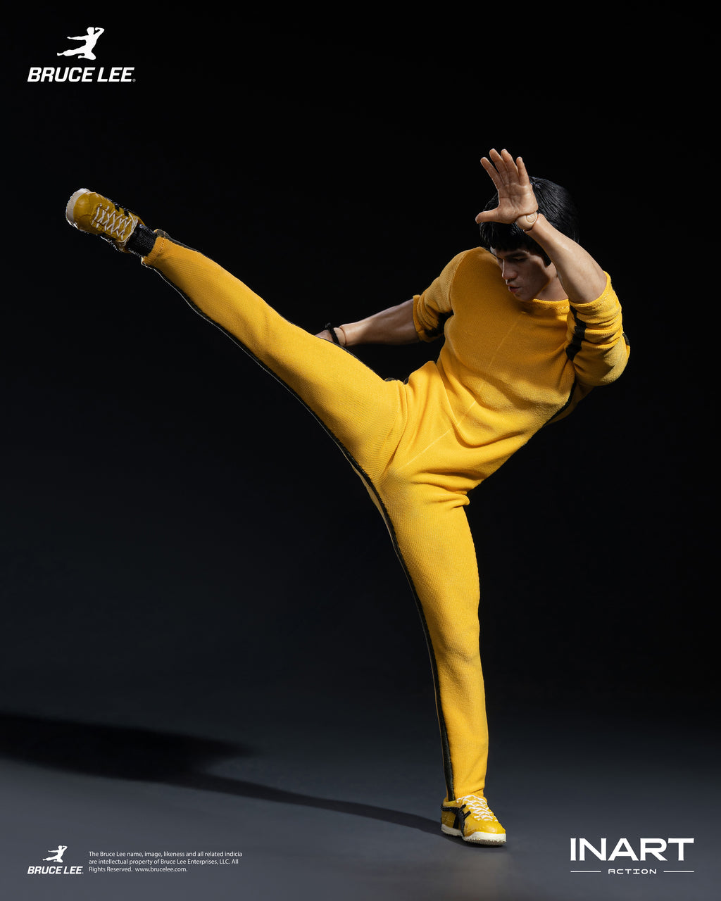 INART Action - Bruce Lee (Yellow Jumpsuit) 1/12 Action Figure