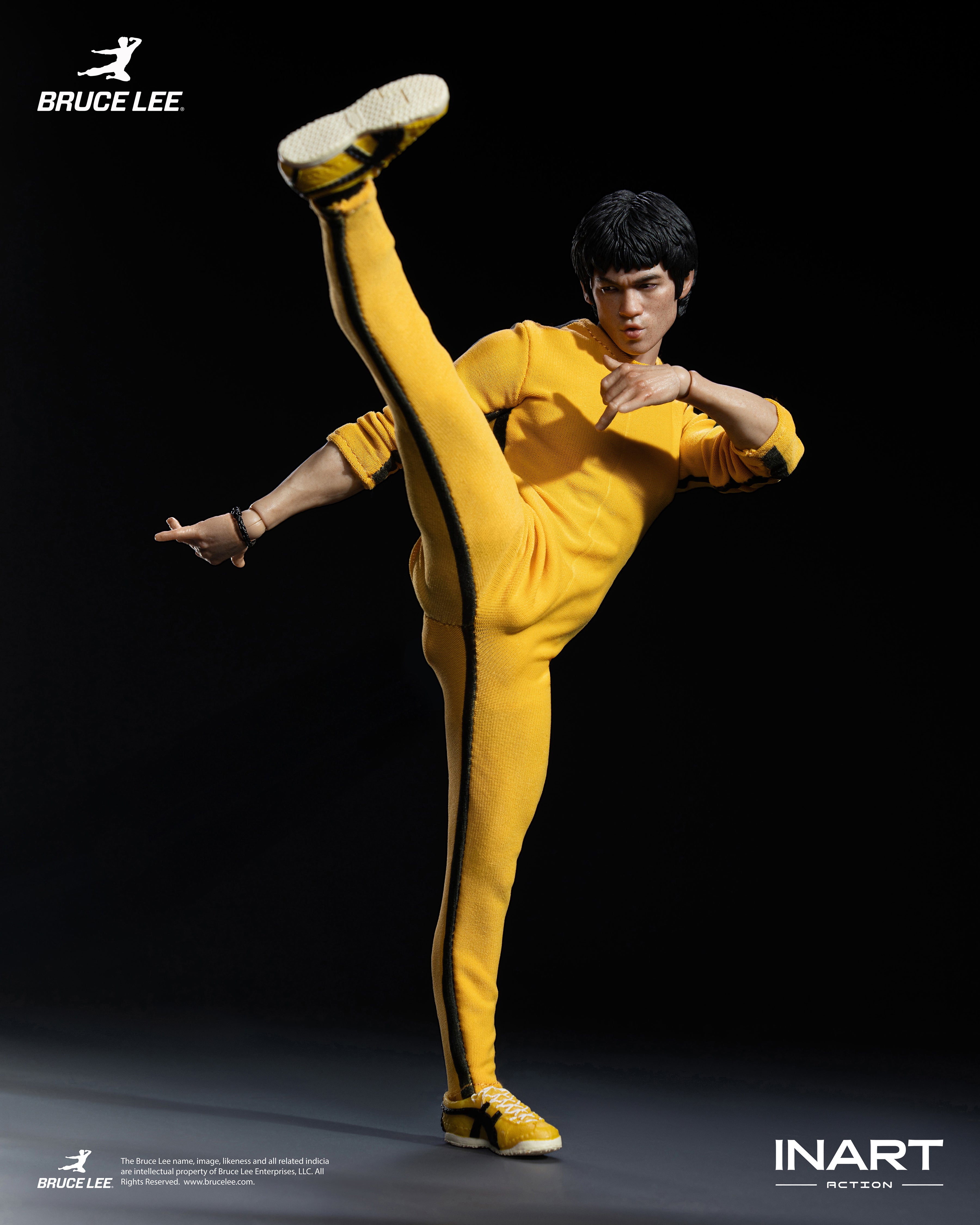 INART Action - Bruce Lee (Yellow Jumpsuit) 1/12 Action Figure