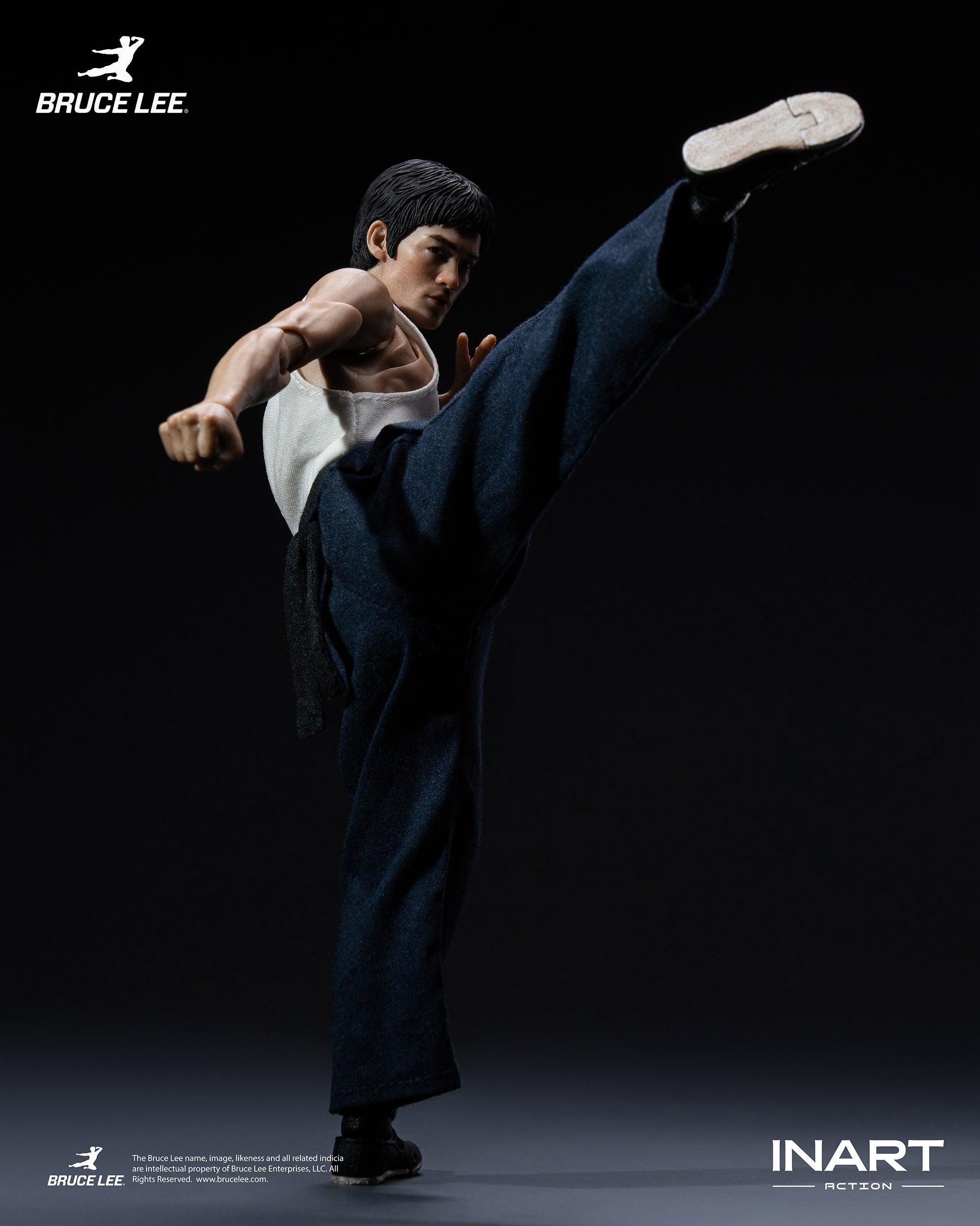 INART Action - Bruce Lee (Kung Fu Outfit) 1/12 Action Figure