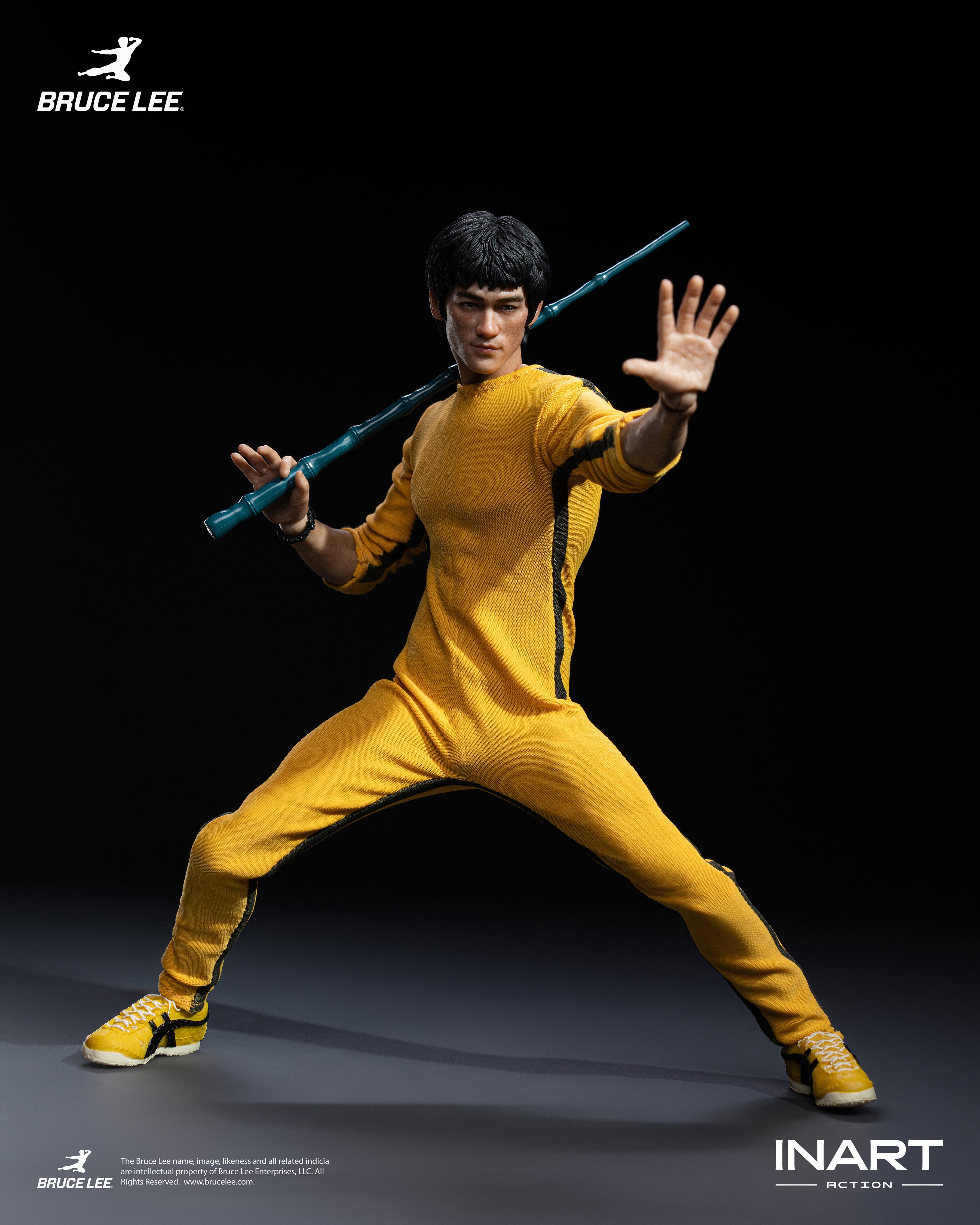 INART Action - Bruce Lee (Yellow Jumpsuit) 1/12 Action Figure