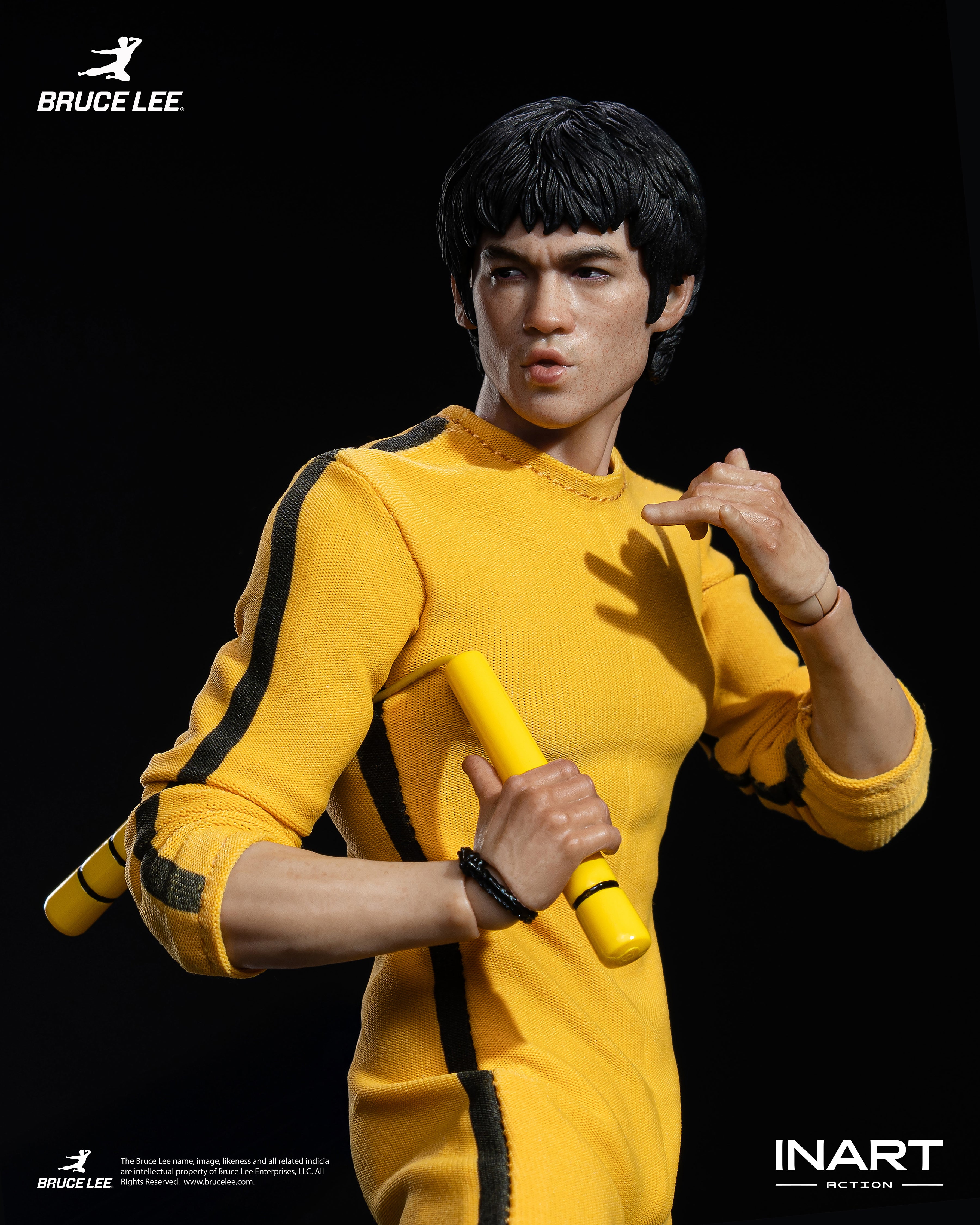 INART Action - Bruce Lee (Yellow Jumpsuit) 1/12 Action Figure