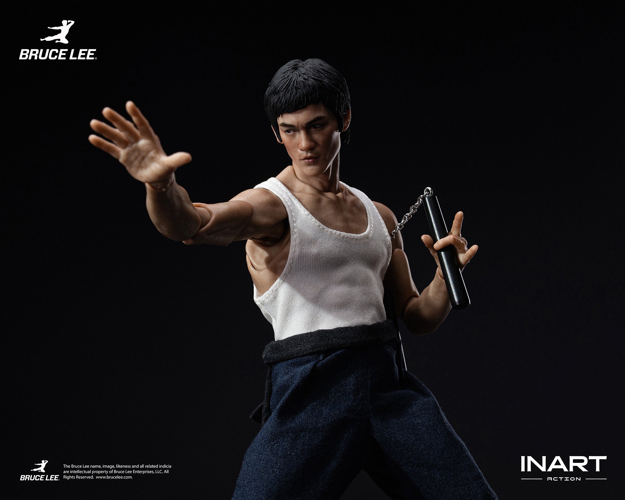 INART Action - Bruce Lee (Kung Fu Outfit) 1/12 Action Figure