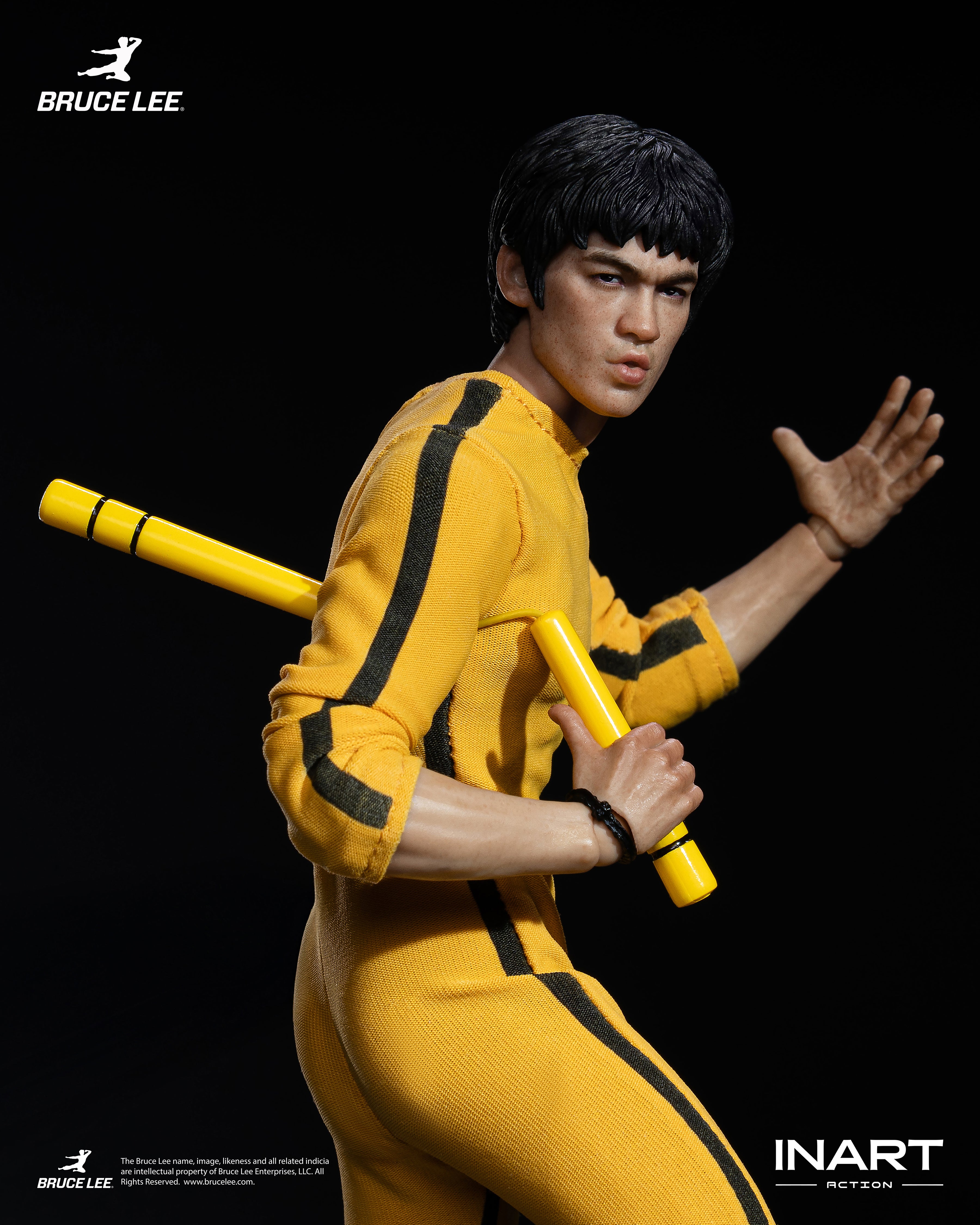 INART Action - Bruce Lee (Yellow Jumpsuit) 1/12 Action Figure
