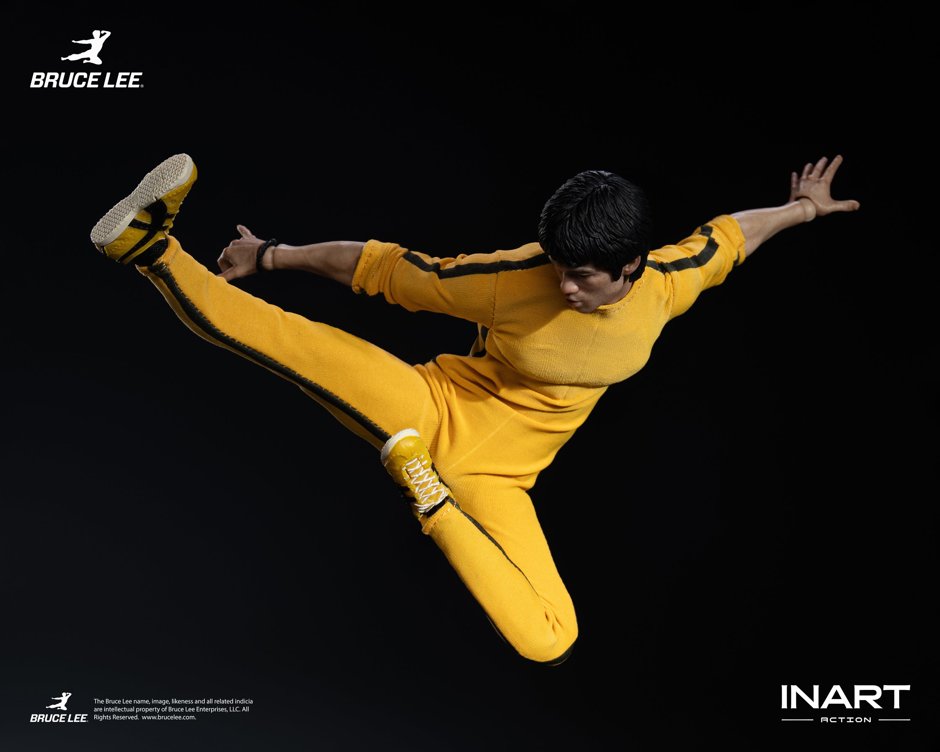 INART Action - Bruce Lee (Yellow Jumpsuit) 1/12 Action Figure
