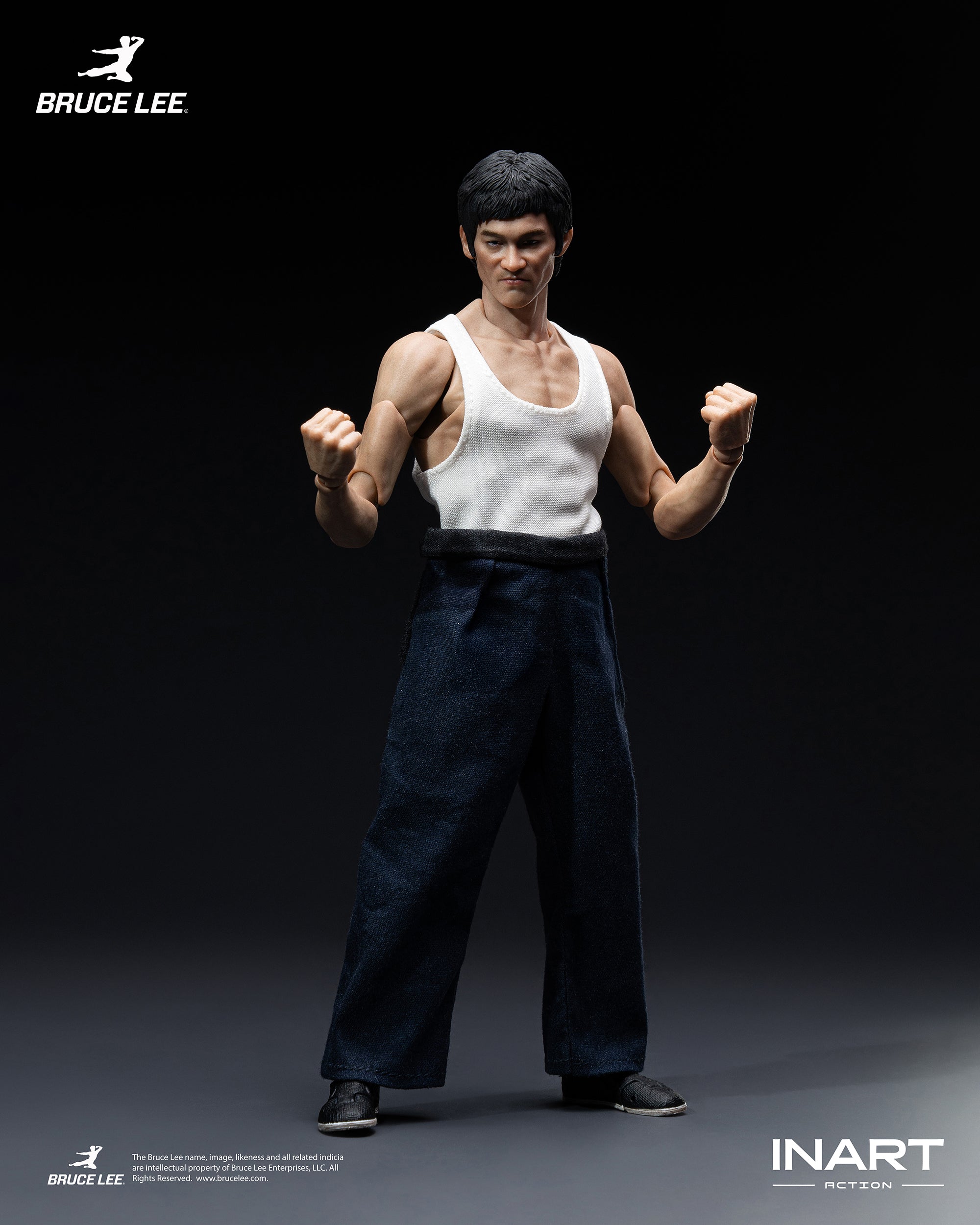INART Action - Bruce Lee (Kung Fu Outfit) 1/12 Action Figure