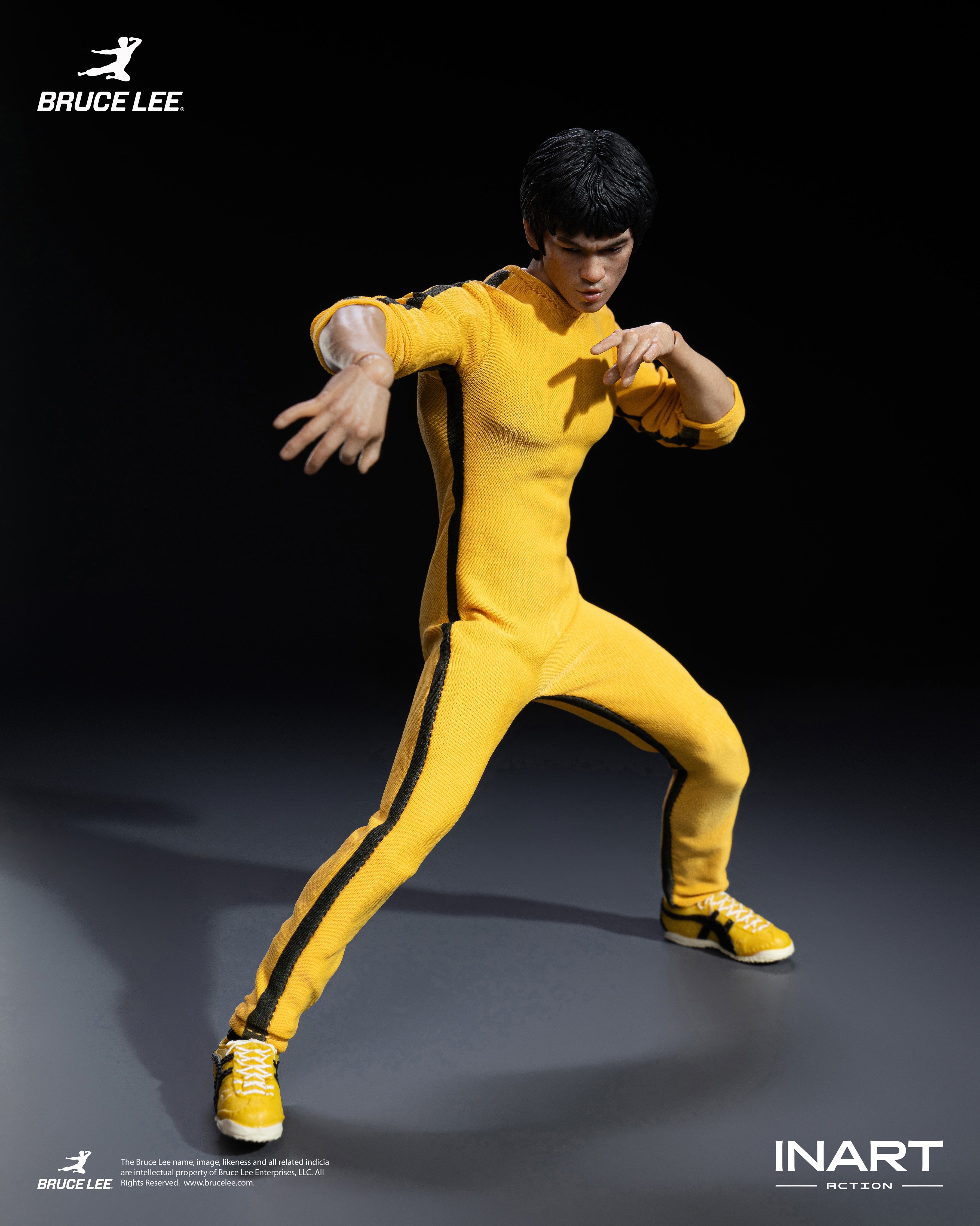 INART Action - Bruce Lee (Yellow Jumpsuit) 1/12 Action Figure