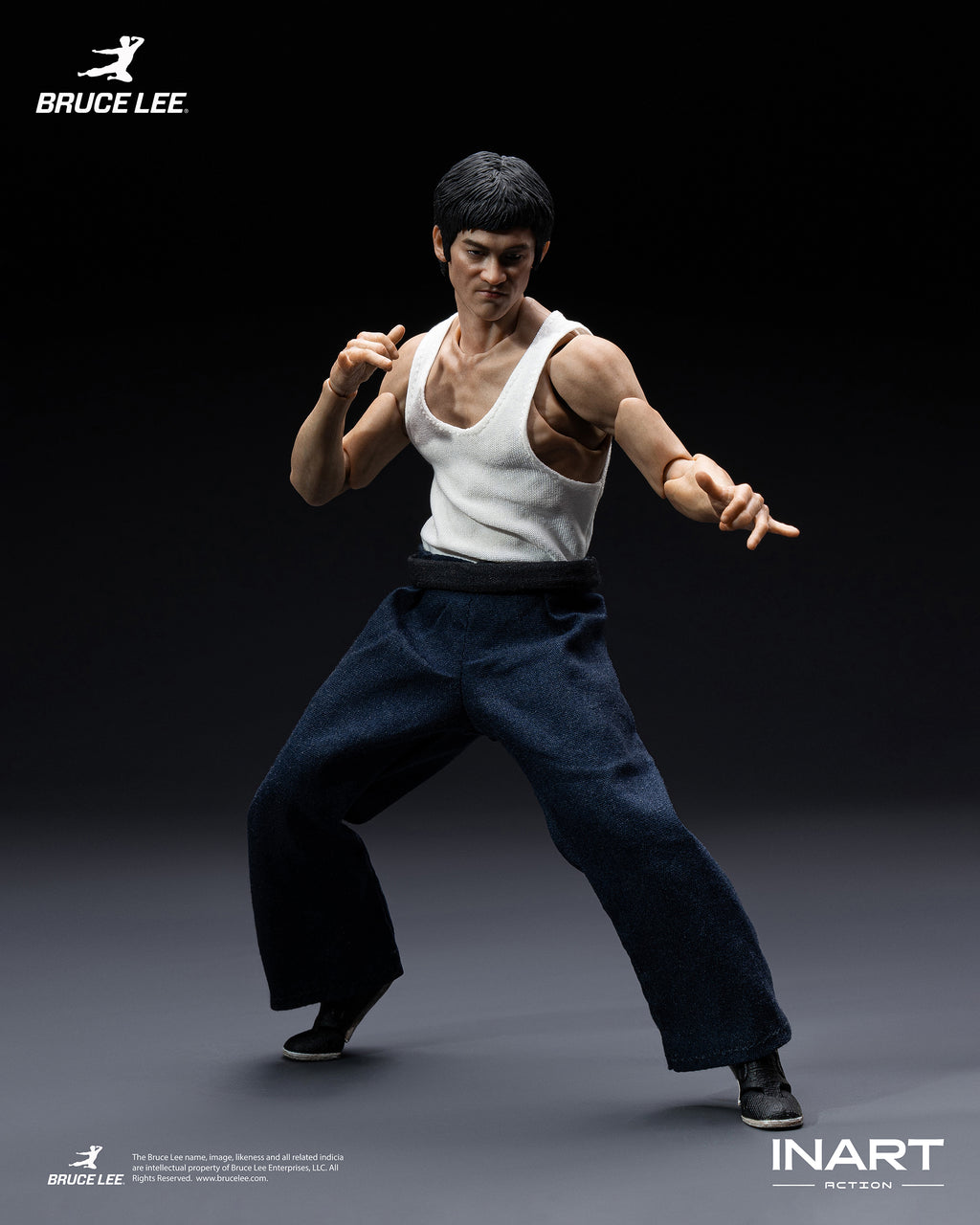 INART Action - Bruce Lee (Kung Fu Outfit) 1/12 Action Figure