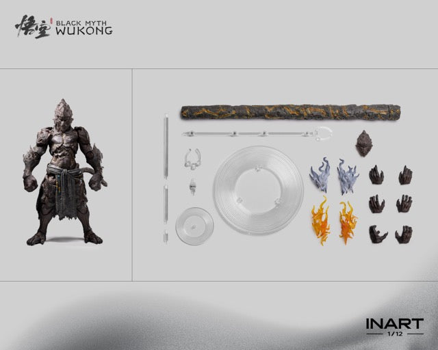 【Pre-order 】 INART – Black Myth: Wukong – Stone Monkey 1/12 Action Figure