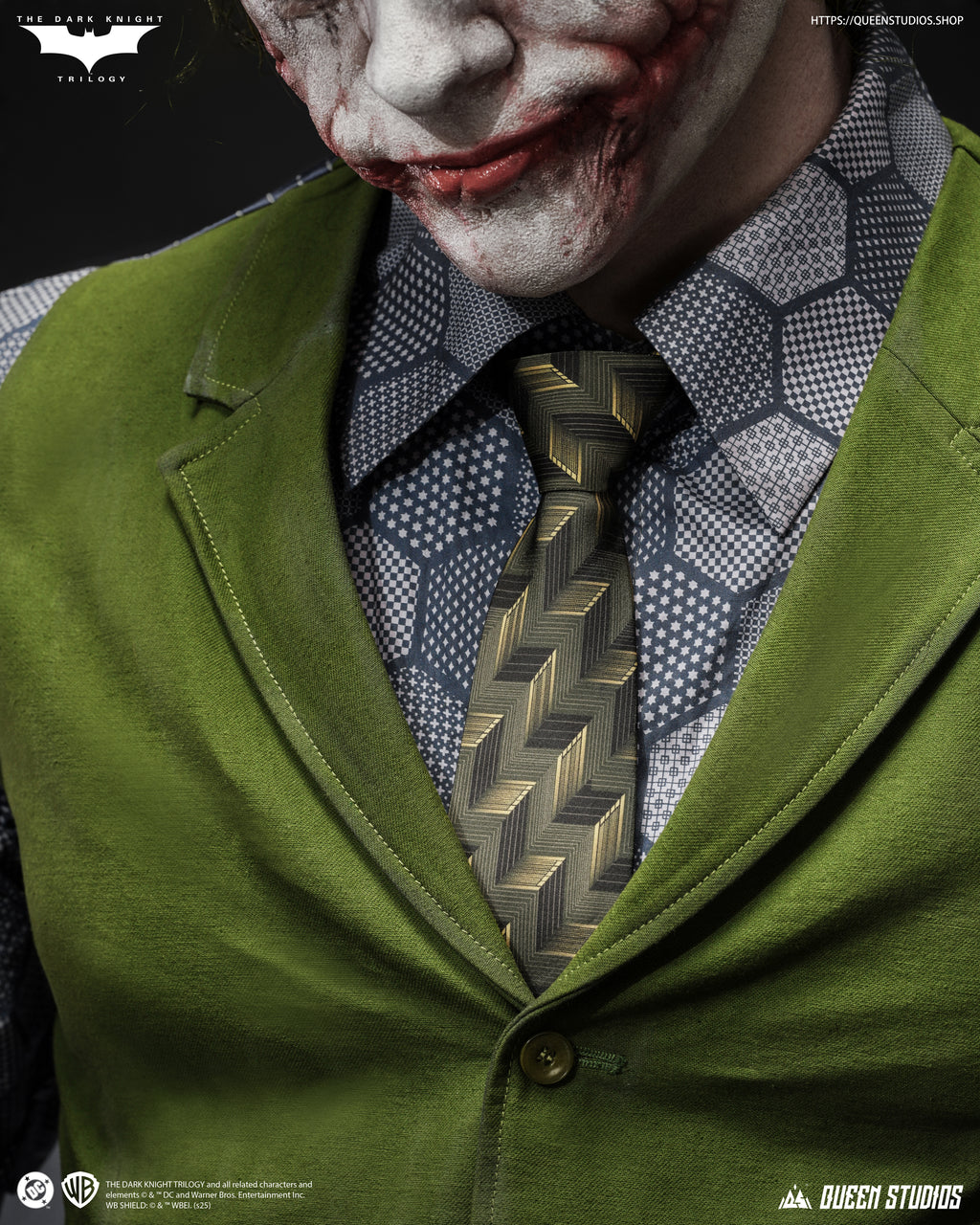 【Pre-order】Queen Studios The Joker (TDK) Life-size Bust