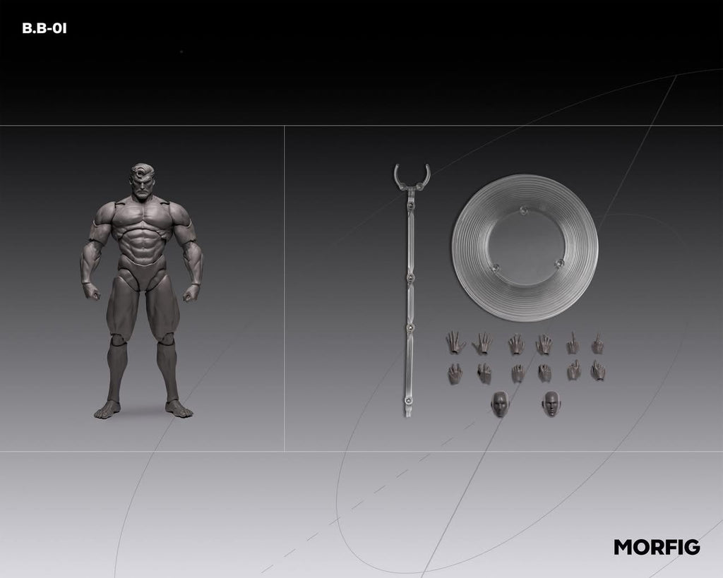 【Pre-order】 INART- Blank Male Body 1/12 Action Figure