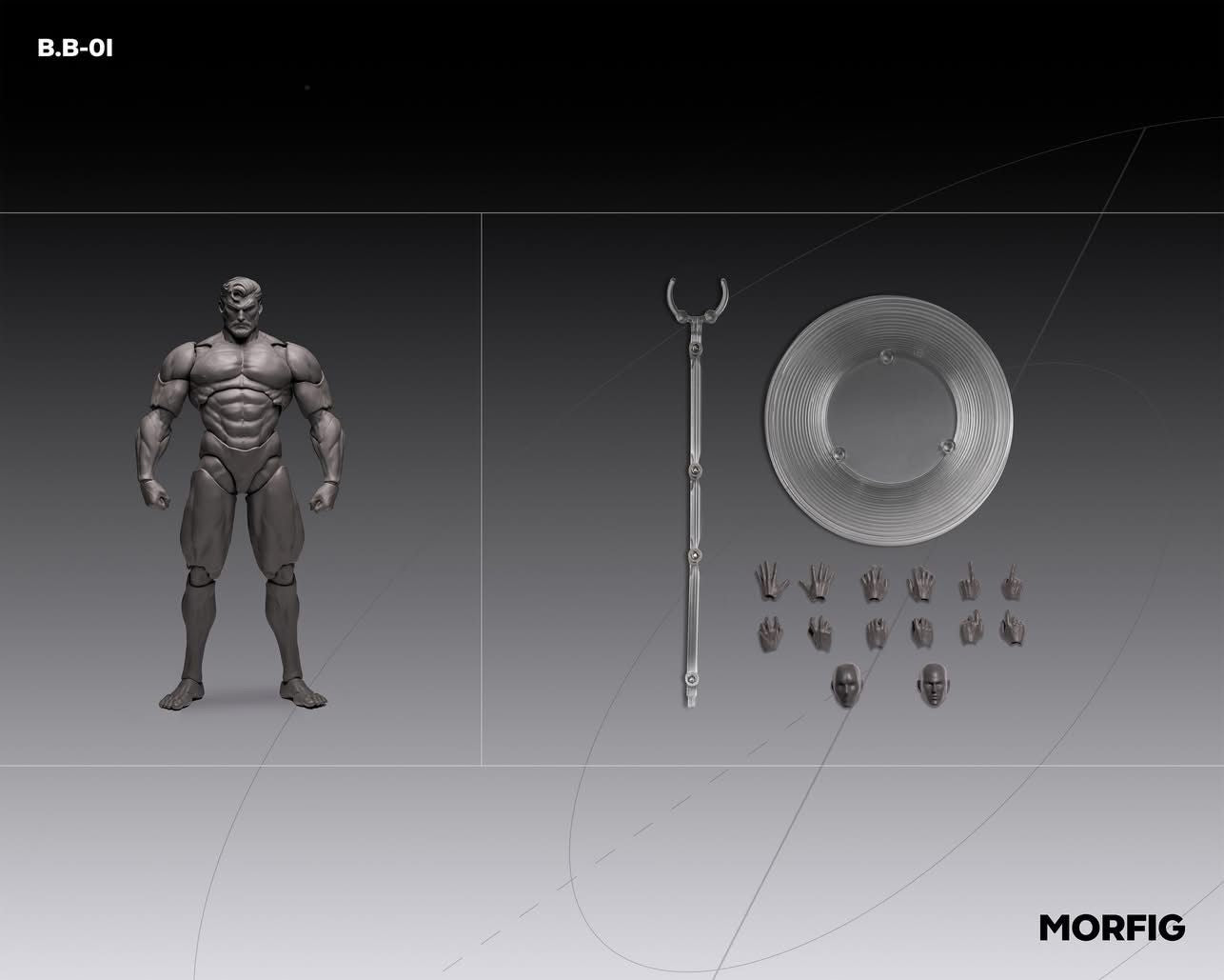 【Pre-order】 INART- Blank Male Body 1/12 Action Figure