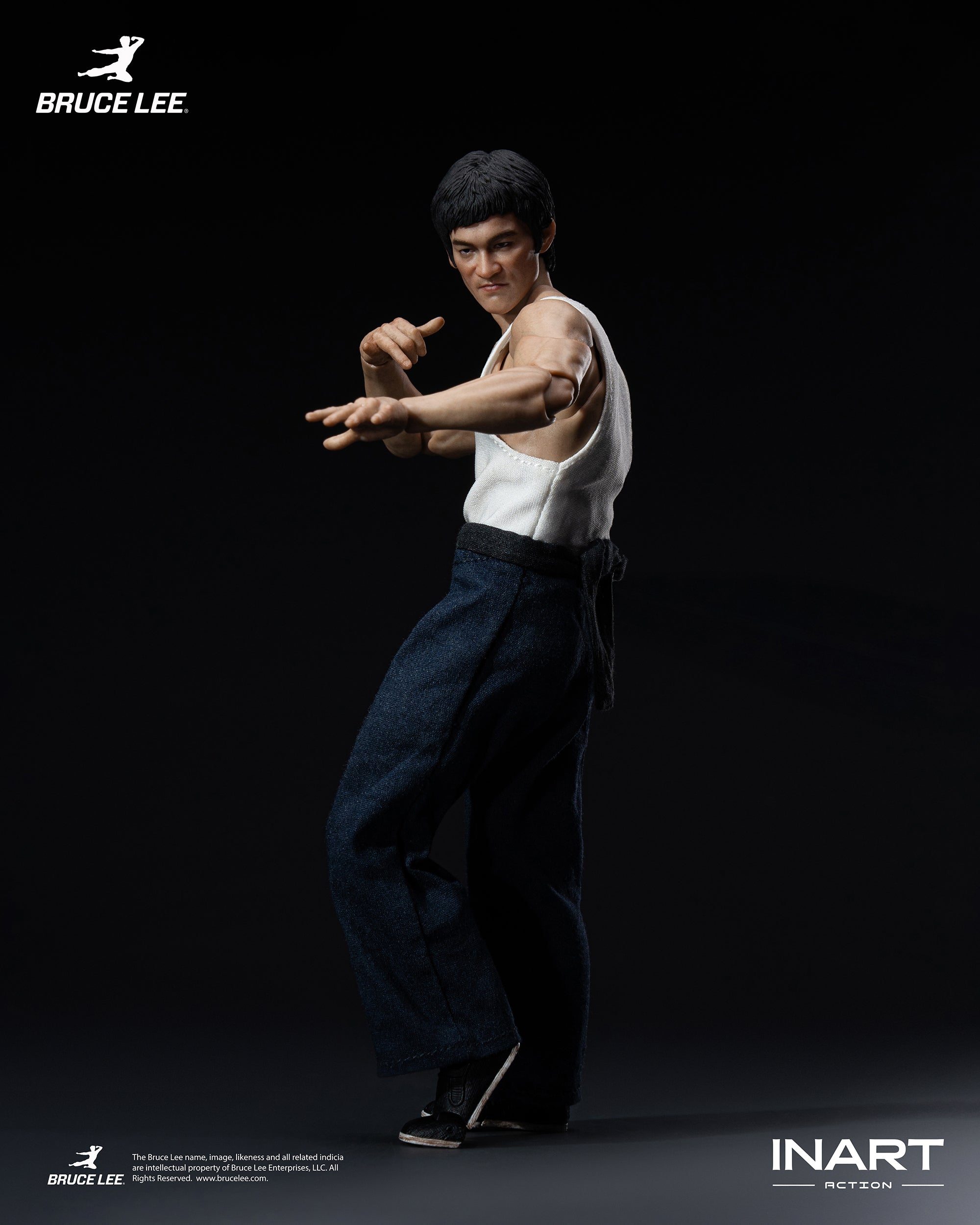 INART Action - Bruce Lee (Kung Fu Outfit) 1/12 Action Figure