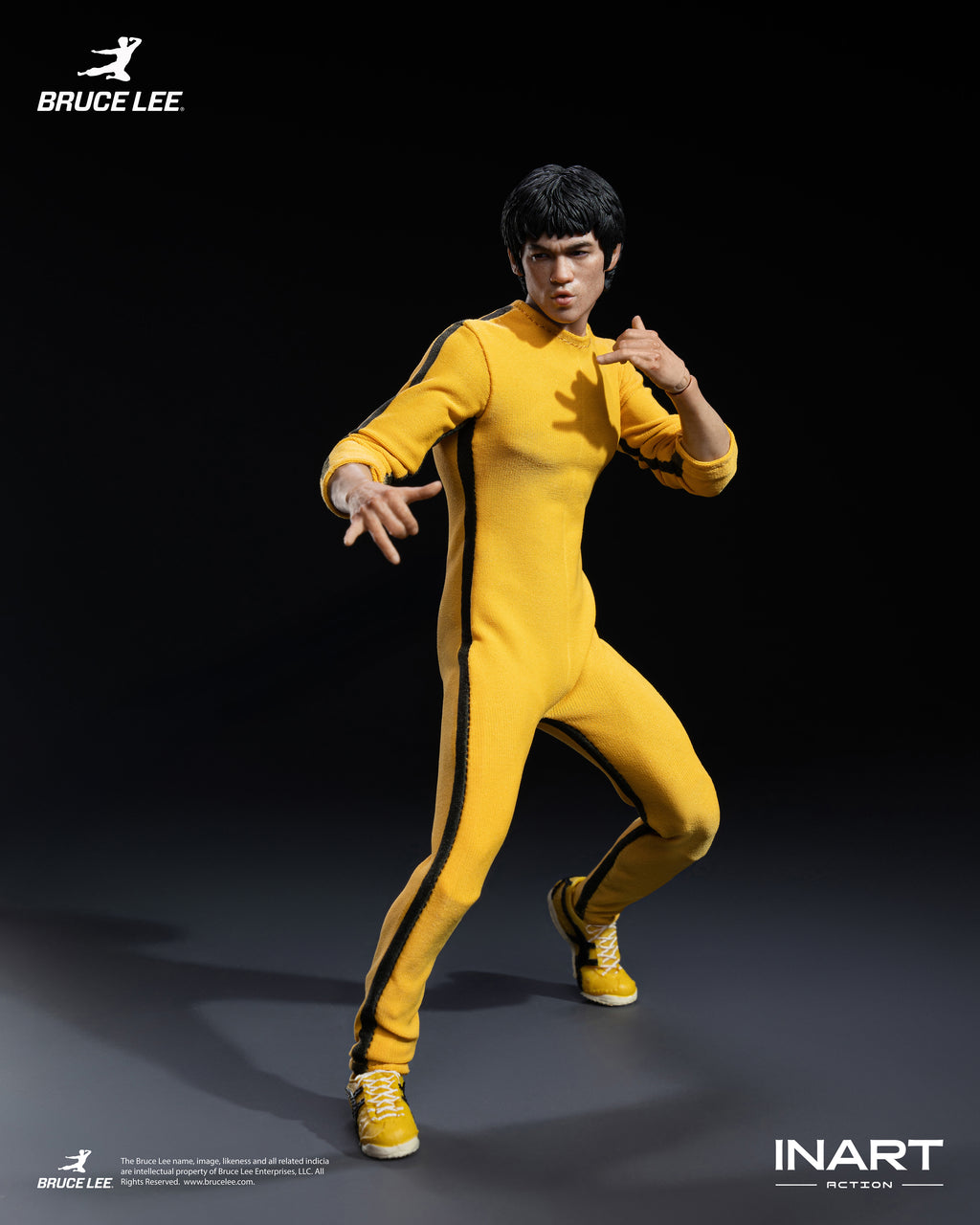 INART Action - Bruce Lee (Yellow Jumpsuit) 1/12 Action Figure