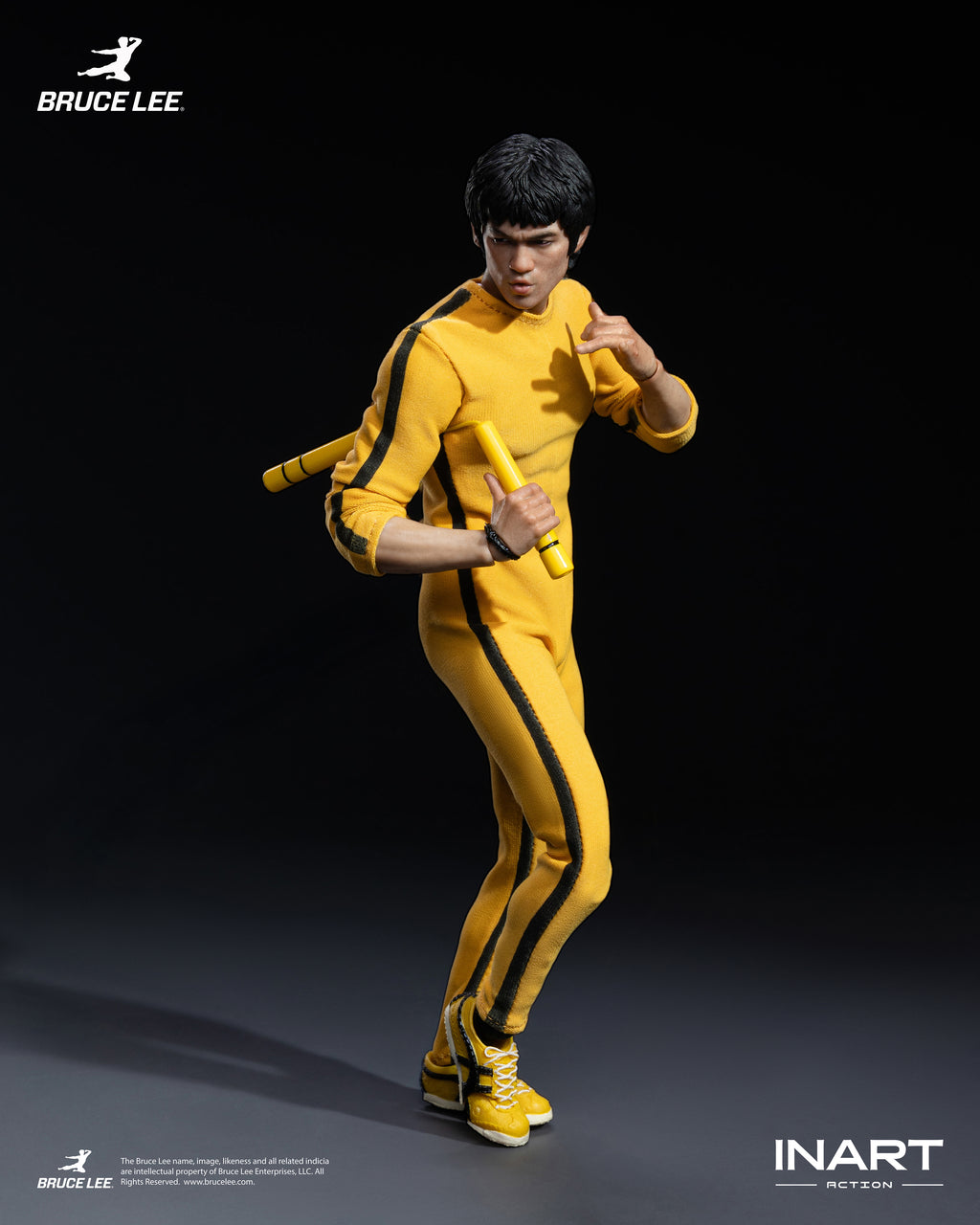 INART Action - Bruce Lee (Yellow Jumpsuit) 1/12 Action Figure
