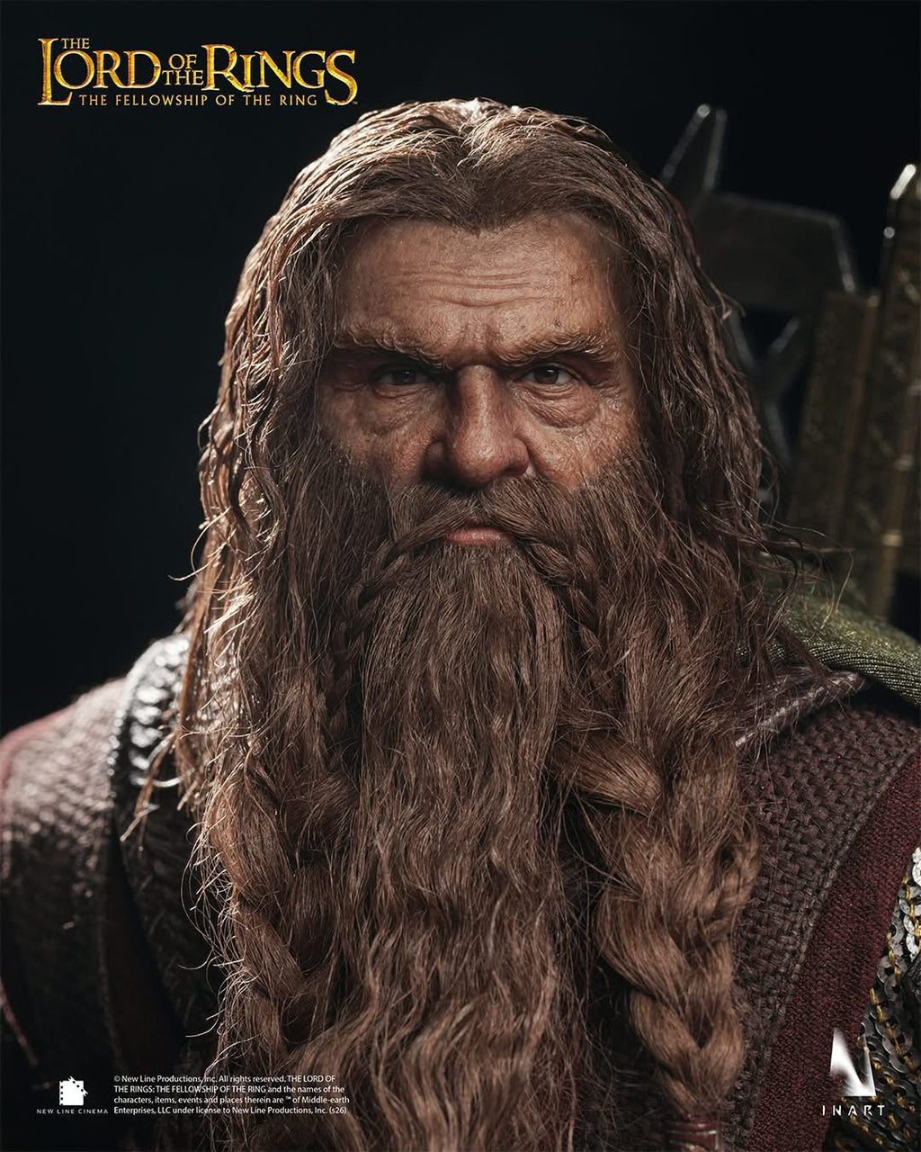 INART - The Lord of the Rings：The Fellowship of the Ring - Gimli 1/6 Collectable Figure