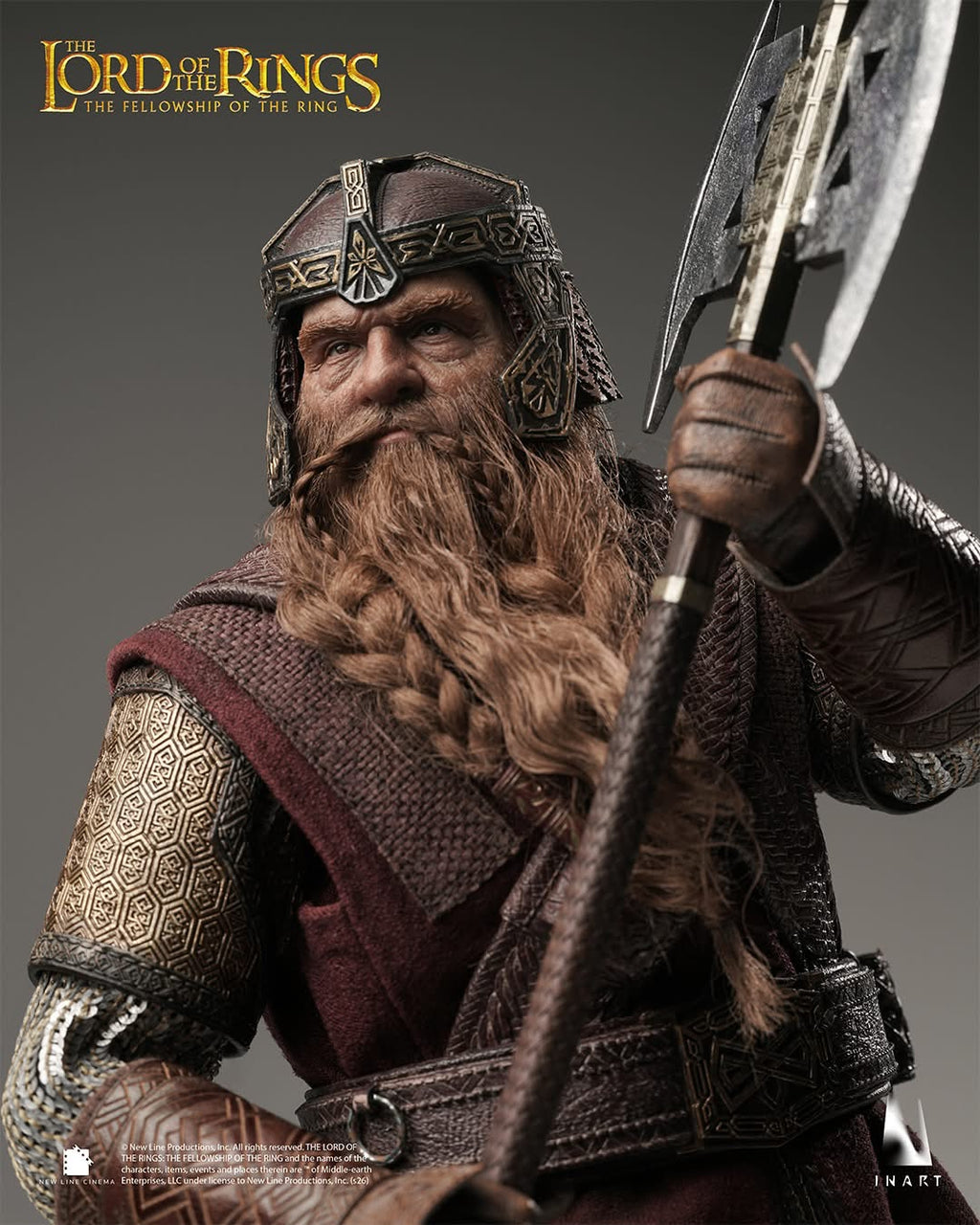 INART - The Lord of the Rings：The Fellowship of the Ring - Gimli 1/6 Collectable Figure