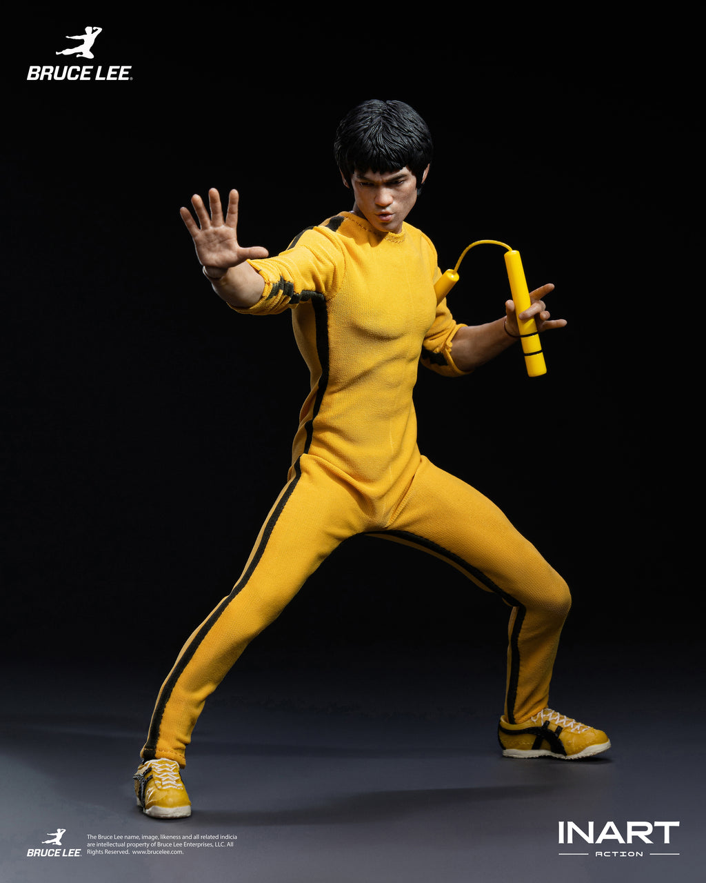 INART Action - Bruce Lee (Yellow Jumpsuit) 1/12 Action Figure