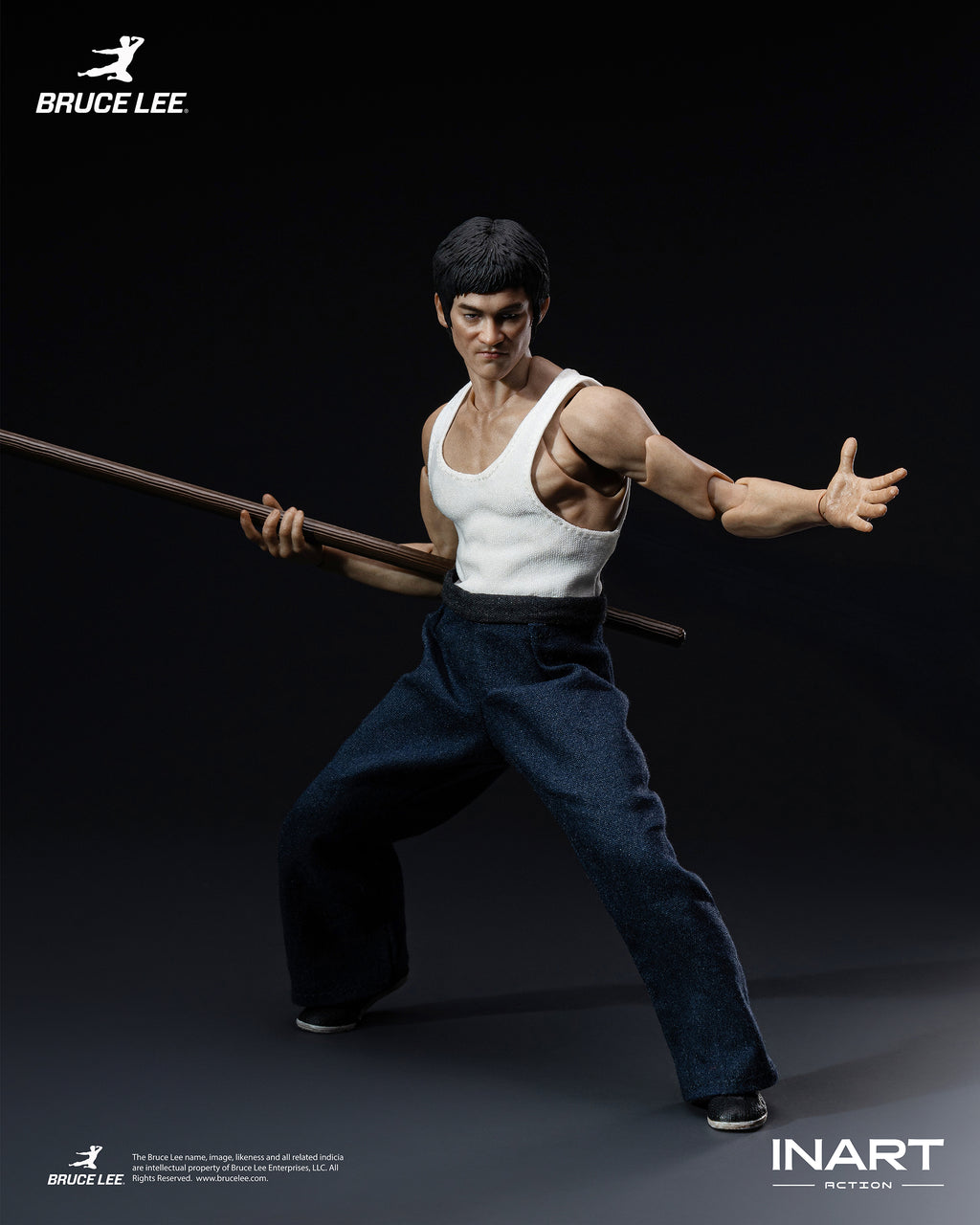 INART Action - Bruce Lee (Kung Fu Outfit) 1/12 Action Figure