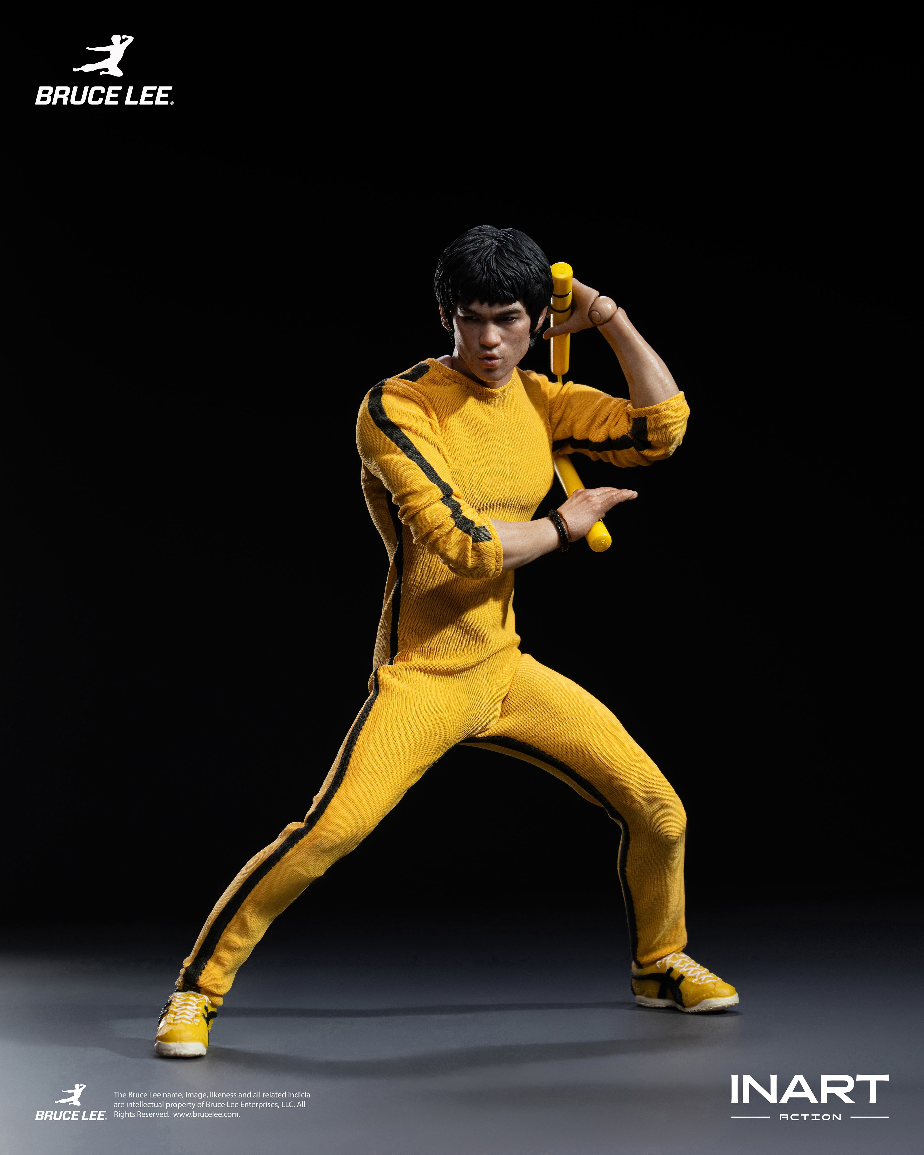INART Action - Bruce Lee (Yellow Jumpsuit) 1/12 Action Figure