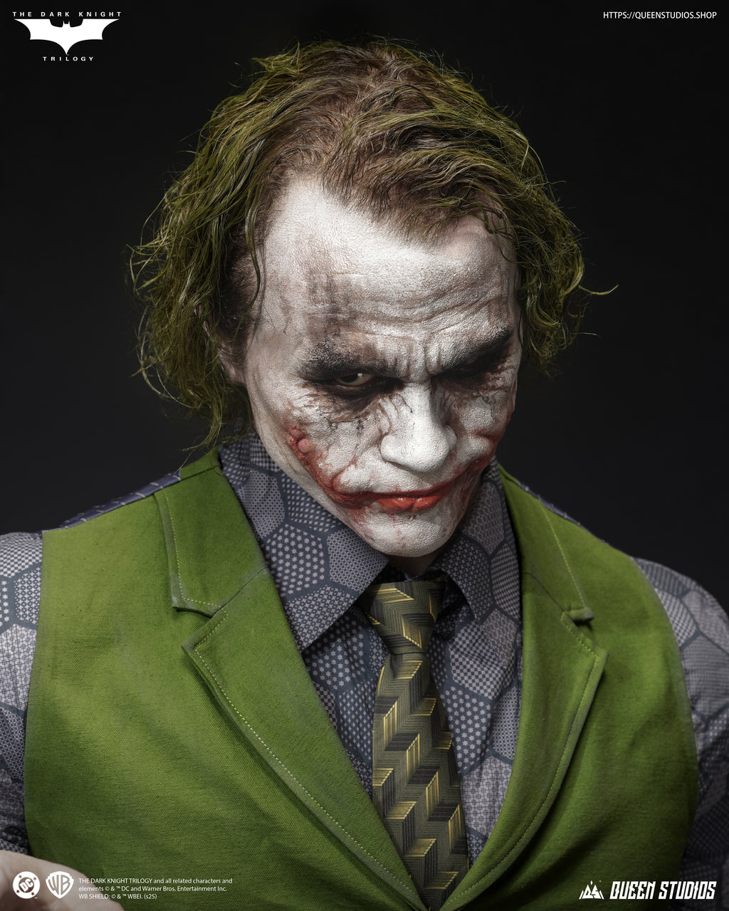 【Pre-order】Queen Studios The Joker (TDK) Life-size Bust