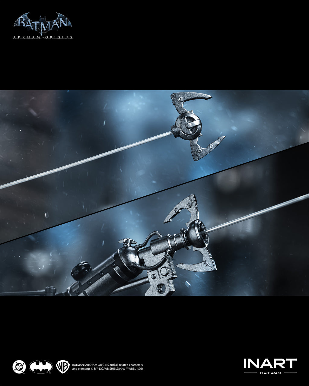 INART Action – Batman: Arkham Origins –  Batman (Battle Damaged Version) 1/12 Action Figure