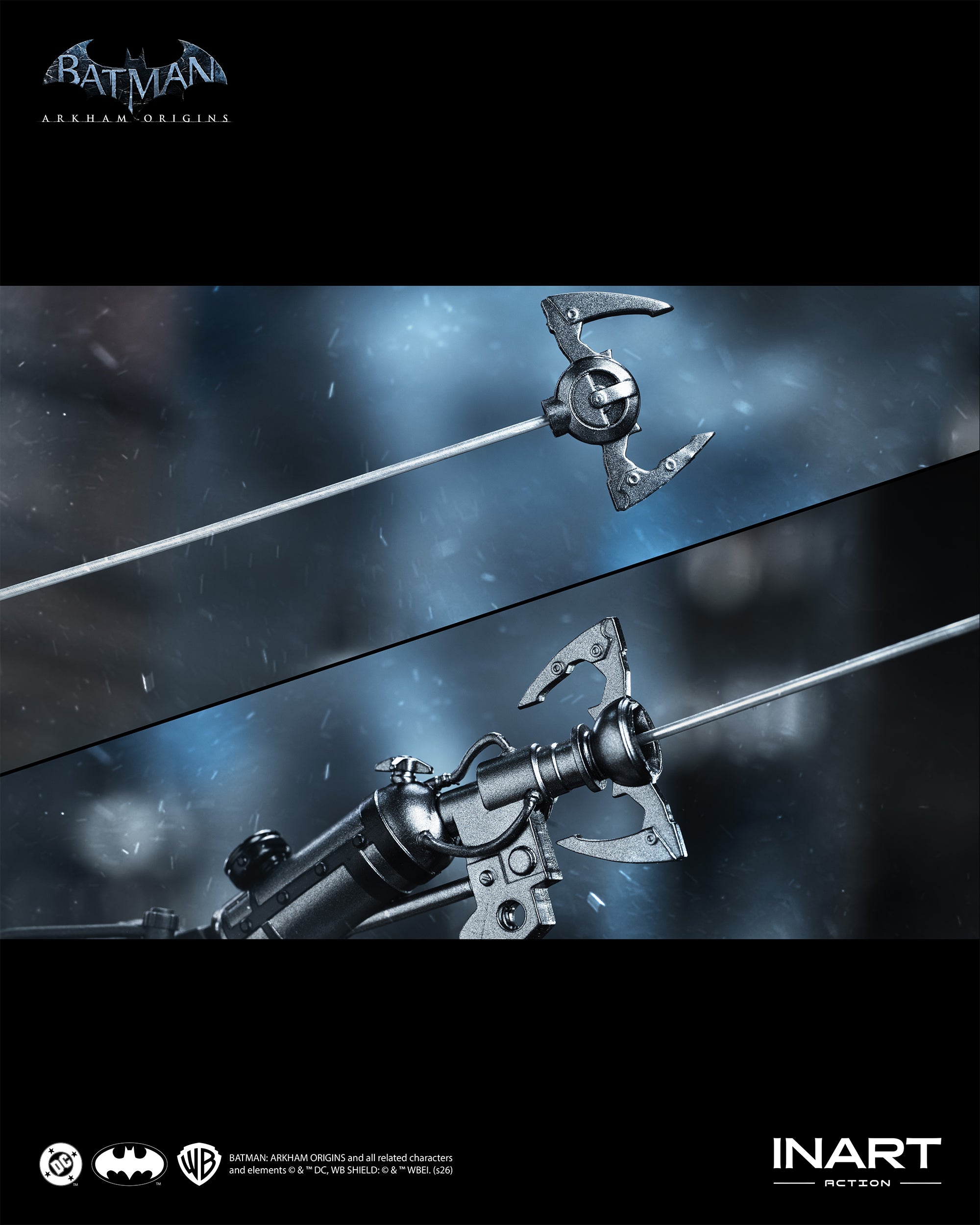 INART Action – Batman: Arkham Origins –  Batman (Battle Damaged Version) 1/12 Action Figure