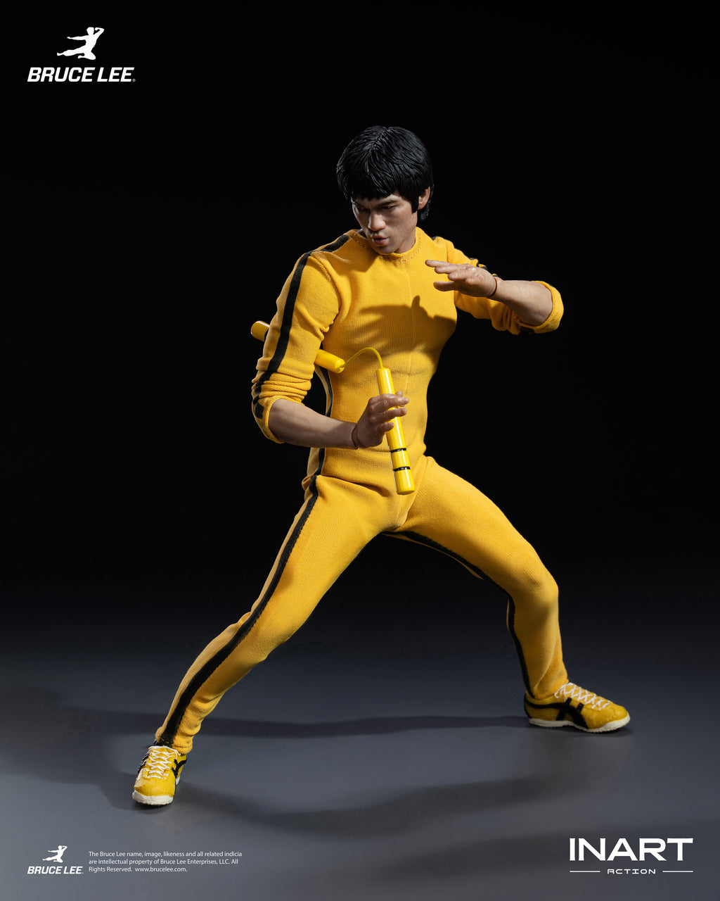 INART Action - Bruce Lee (Yellow Jumpsuit) 1/12 Action Figure