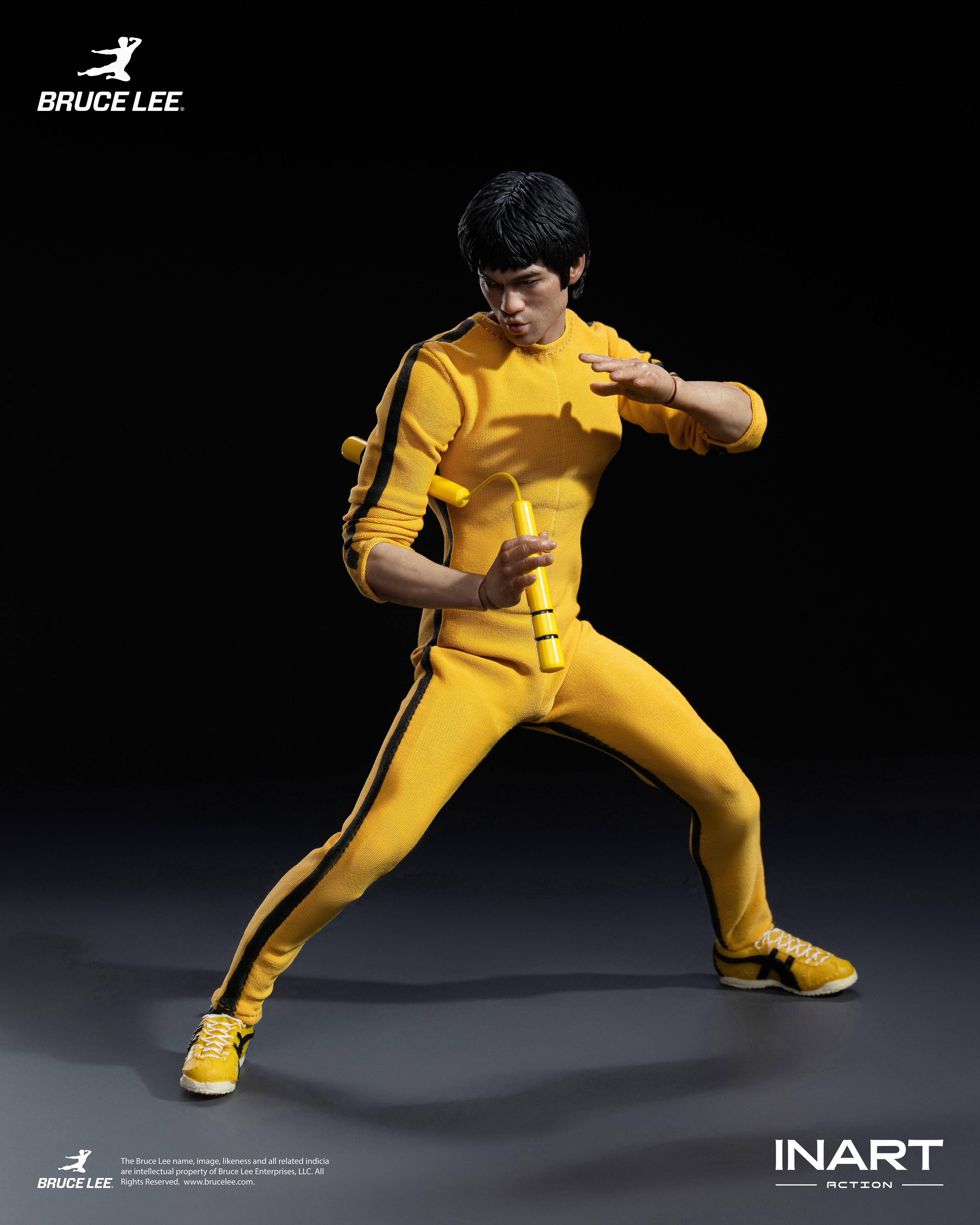 INART Action - Bruce Lee (Yellow Jumpsuit) 1/12 Action Figure