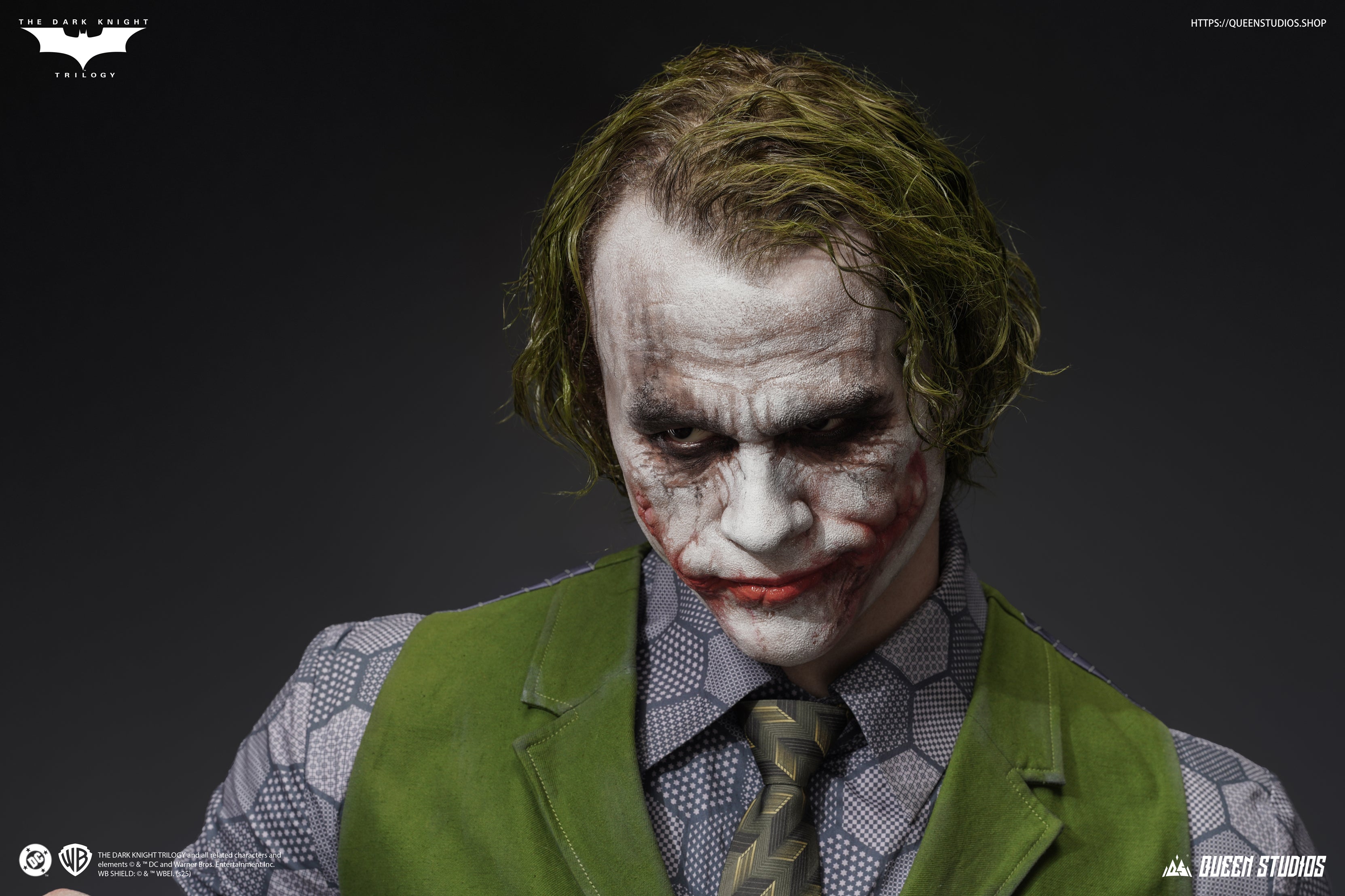 【Pre-order】Queen Studios The Joker (TDK) Life-size Bust