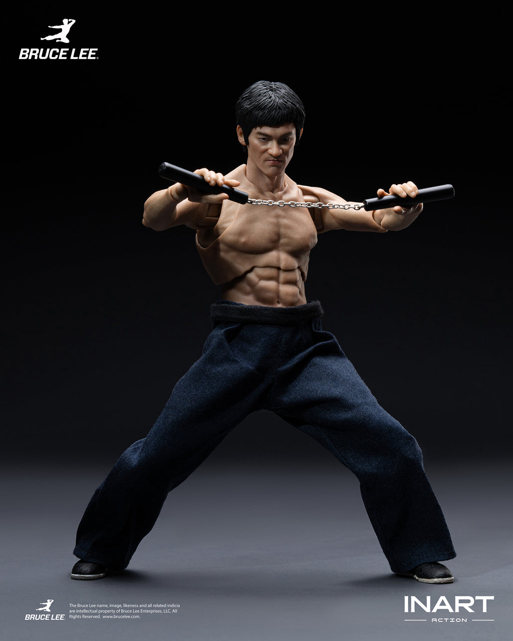 INART Action - Bruce Lee (Kung Fu Outfit) 1/12 Action Figure