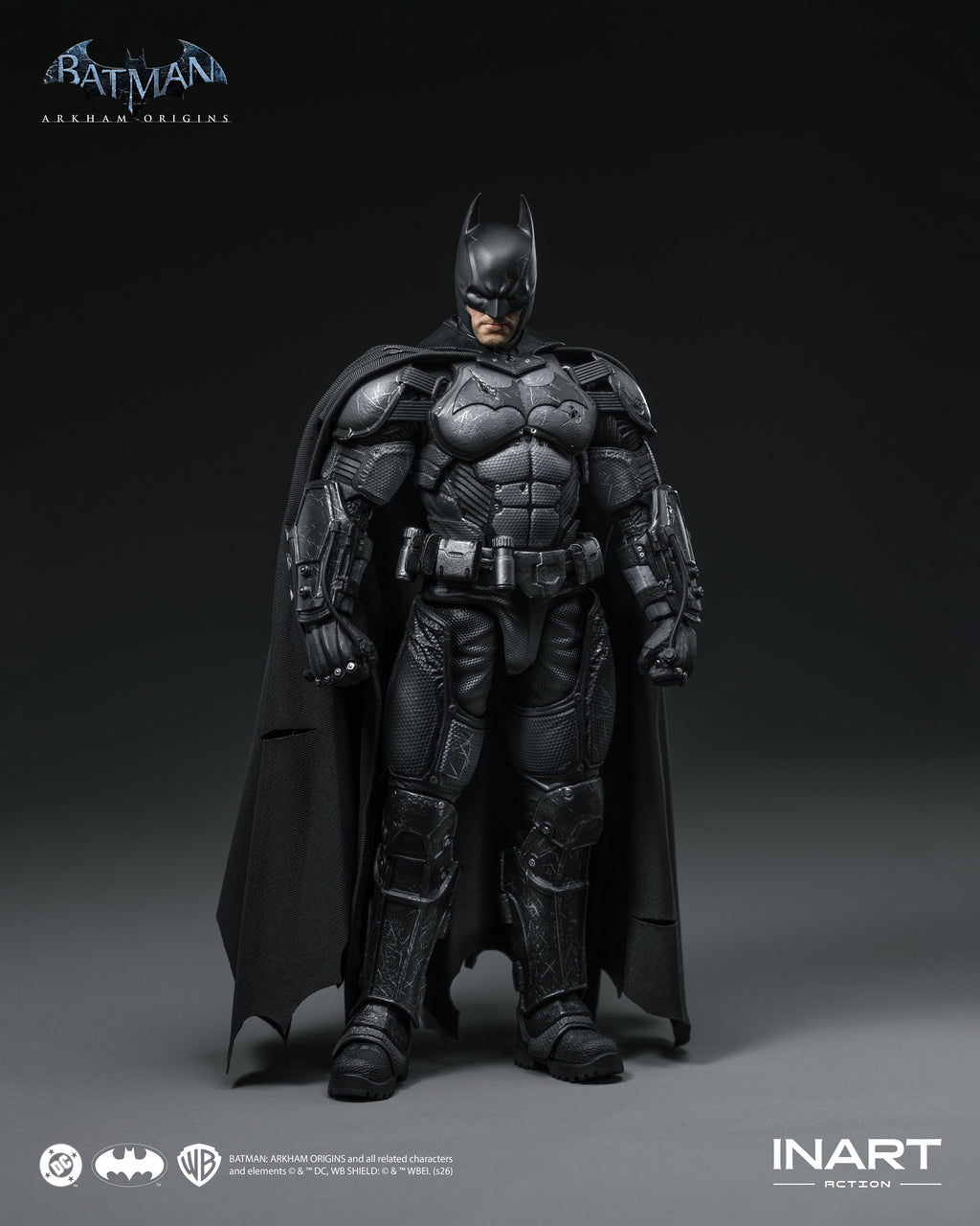 INART Action – Batman: Arkham Origins –  Batman (Battle Damaged Version) 1/12 Action Figure