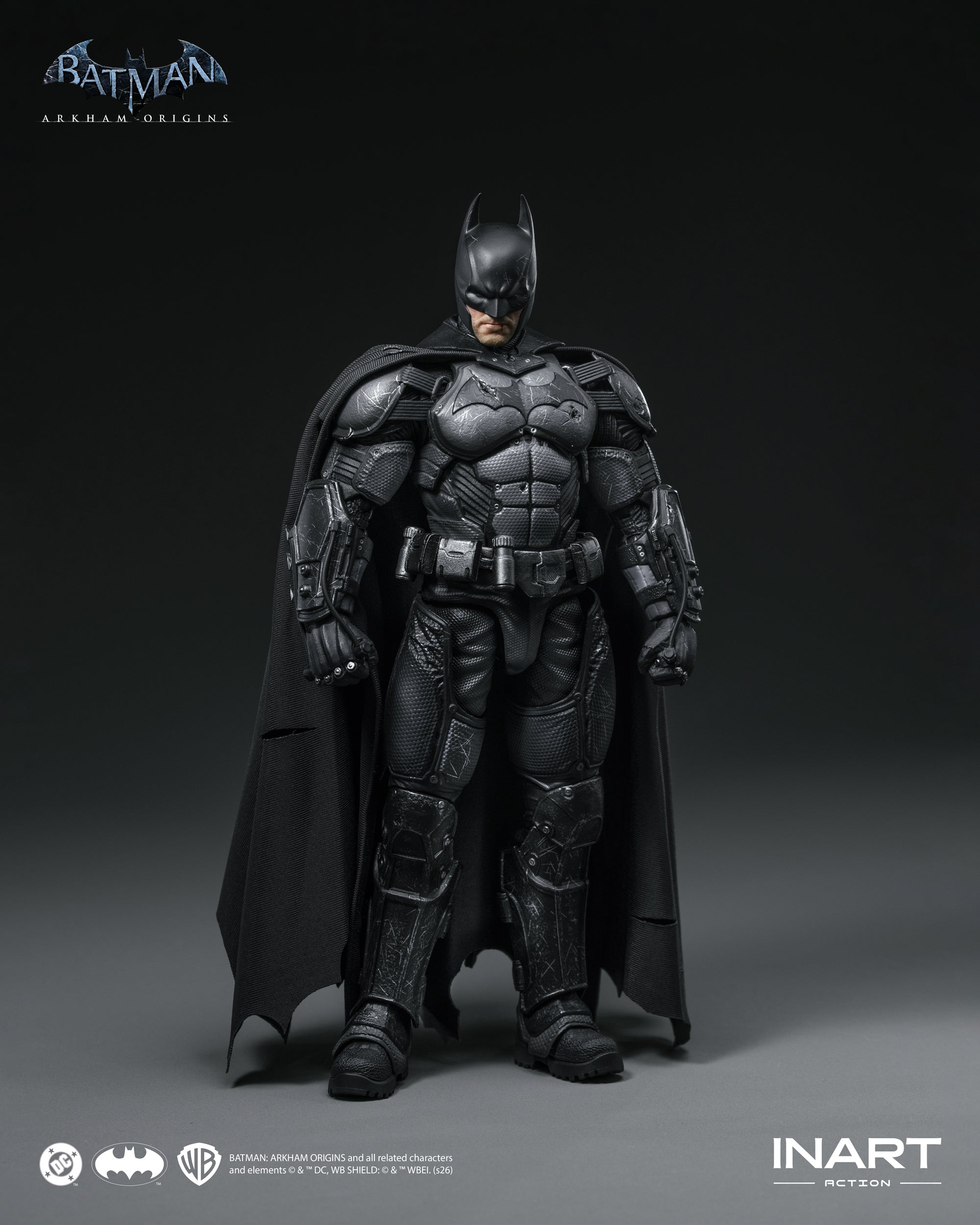 INART Action – Batman: Arkham Origins –  Batman (Battle Damaged Version) 1/12 Action Figure