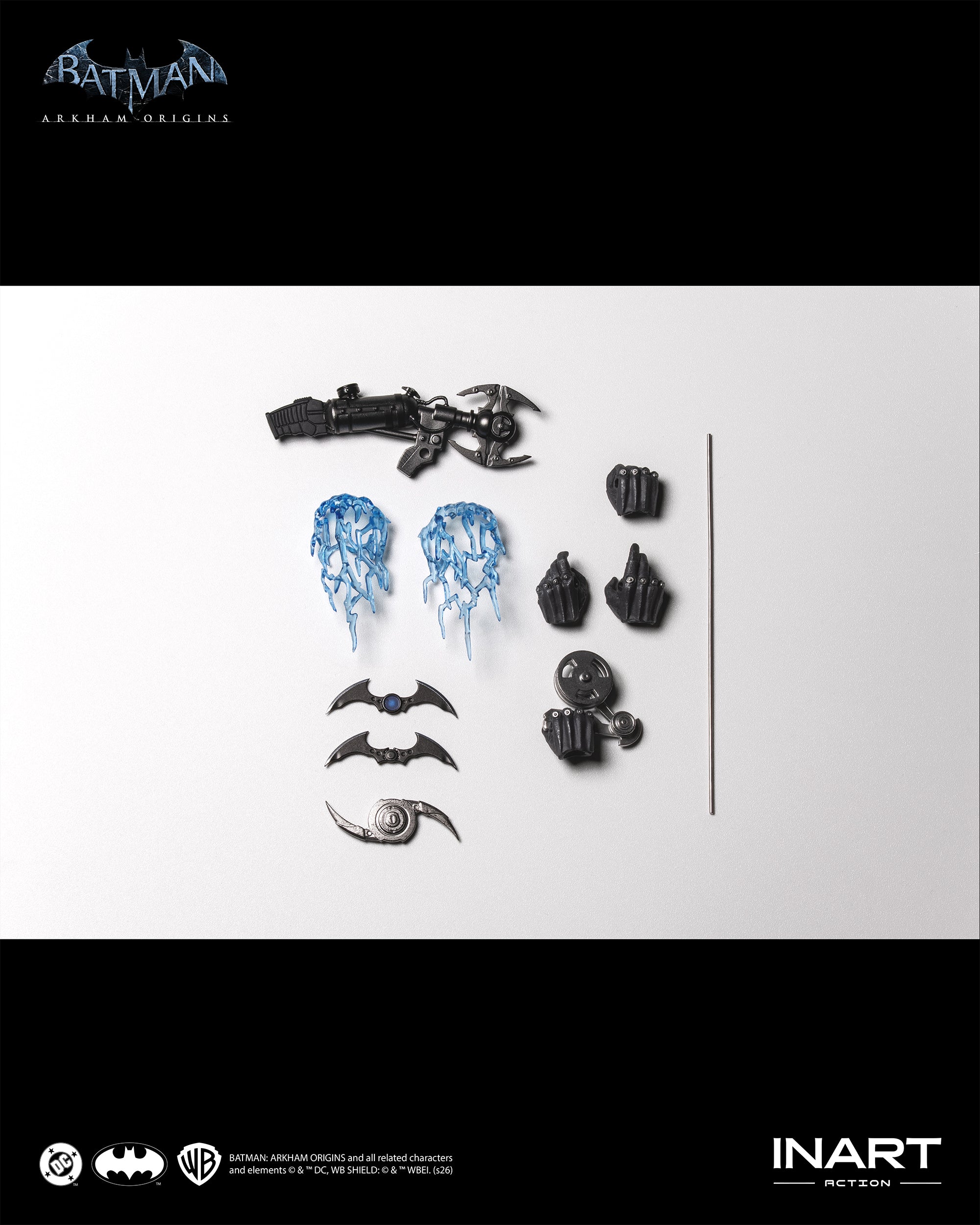 INART Action – Batman: Arkham Origins –  Batman (Battle Damaged Version) 1/12 Action Figure