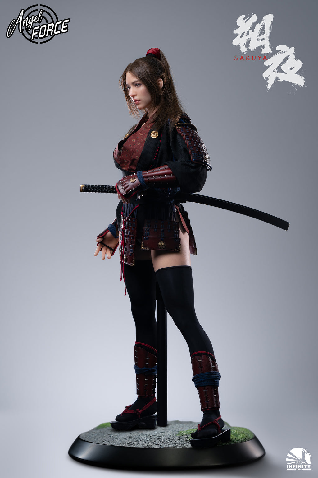 EARLY Bird Pre-Order Angel Force 1/ 3 Scale Full Silicone Action Figure - Sakuya Black Version
