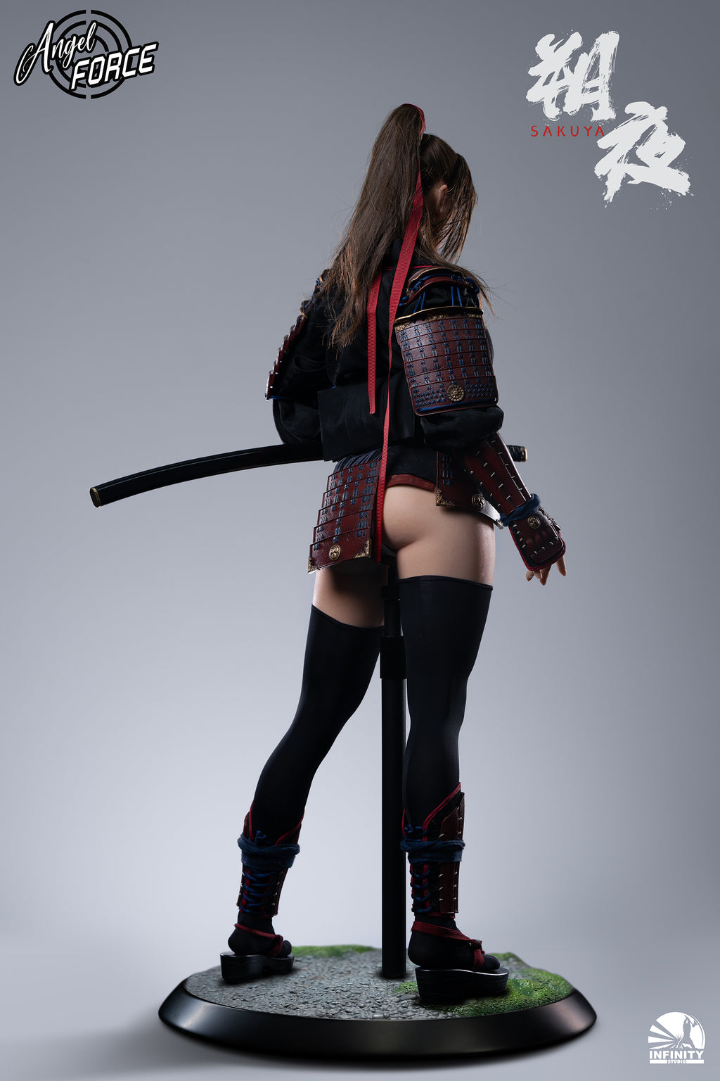 EARLY Bird Pre-Order Angel Force 1/ 3 Scale Full Silicone Action Figure - Sakuya Black Version
