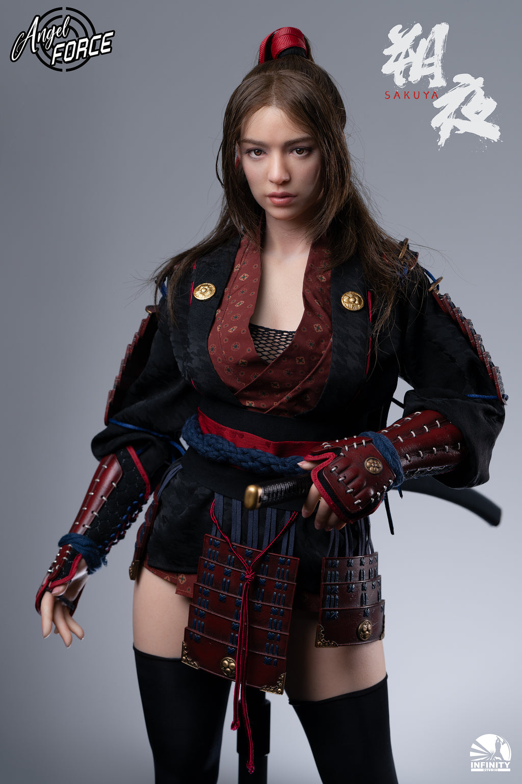 EARLY Bird Pre-Order Angel Force 1/ 3 Scale Full Silicone Action Figure - Sakuya Black Version