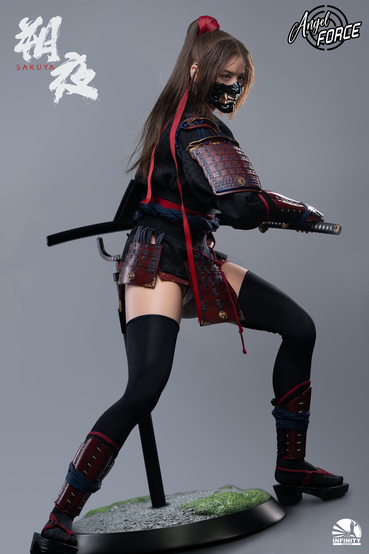 EARLY Bird Pre-Order Angel Force 1/ 3 Scale Full Silicone Action Figure - Sakuya Black Version