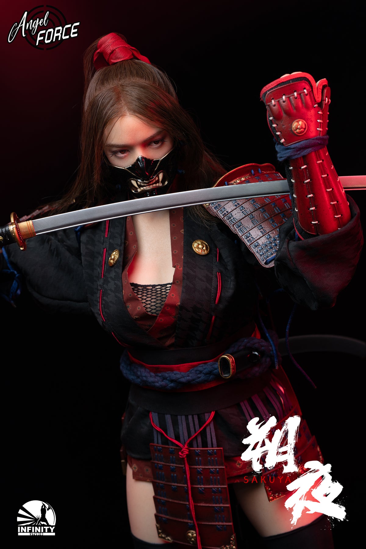 EARLY Bird Pre-Order Angel Force 1/ 3 Scale Full Silicone Action Figure - Sakuya Black Version