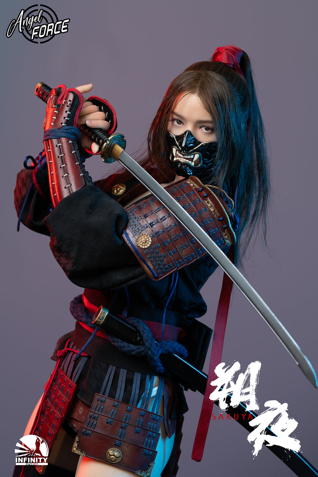 EARLY Bird Pre-Order Angel Force 1/ 3 Scale Full Silicone Action Figure - Sakuya Black Version