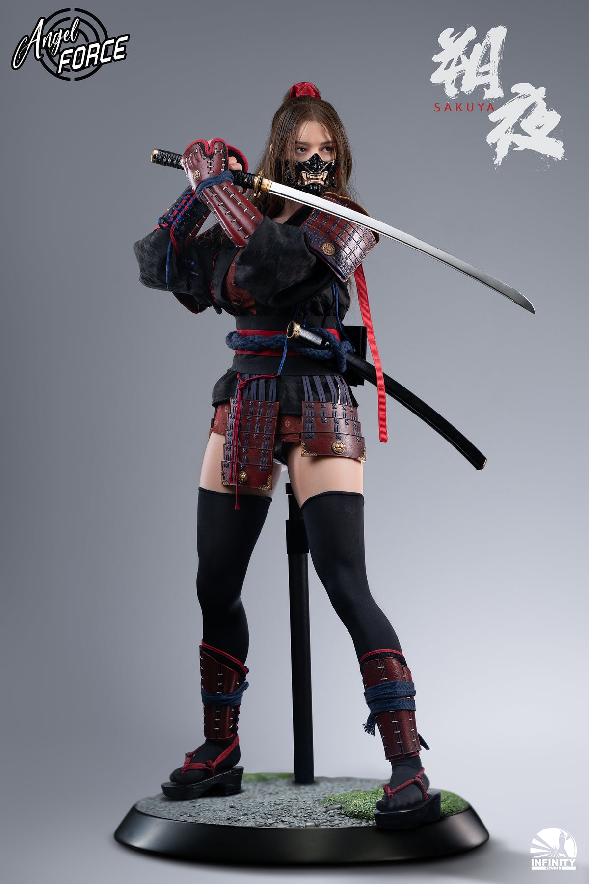 EARLY Bird Pre-Order Angel Force 1/ 3 Scale Full Silicone Action Figure - Sakuya Black Version