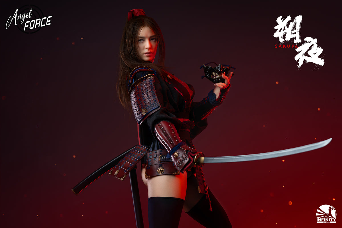 EARLY Bird Pre-Order Angel Force 1/ 3 Scale Full Silicone Action Figure - Sakuya Black Version