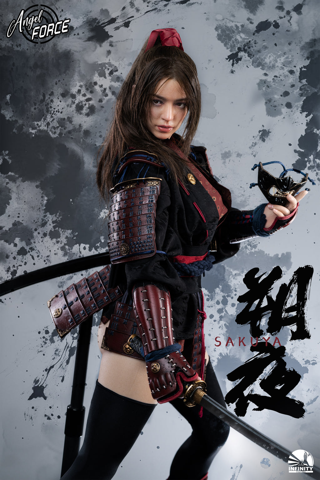 EARLY Bird Pre-Order Angel Force 1/ 3 Scale Full Silicone Action Figure - Sakuya Black Version