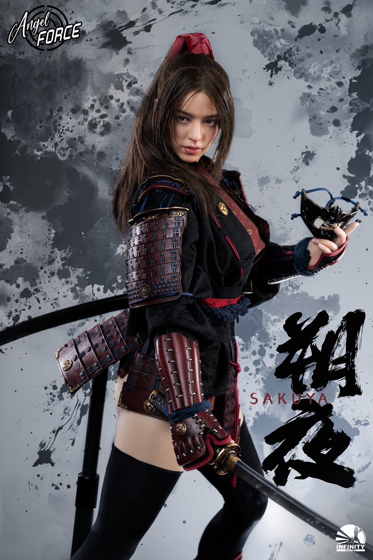 EARLY Bird Pre-Order Angel Force 1/ 3 Scale Full Silicone Action Figure - Sakuya Black Version