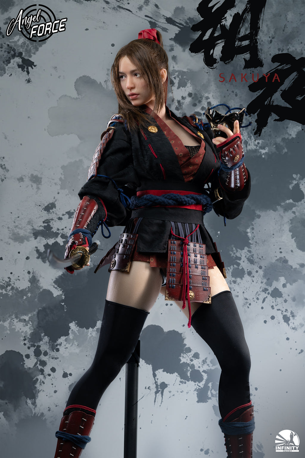 EARLY Bird Pre-Order Angel Force 1/ 3 Scale Full Silicone Action Figure - Sakuya Black Version