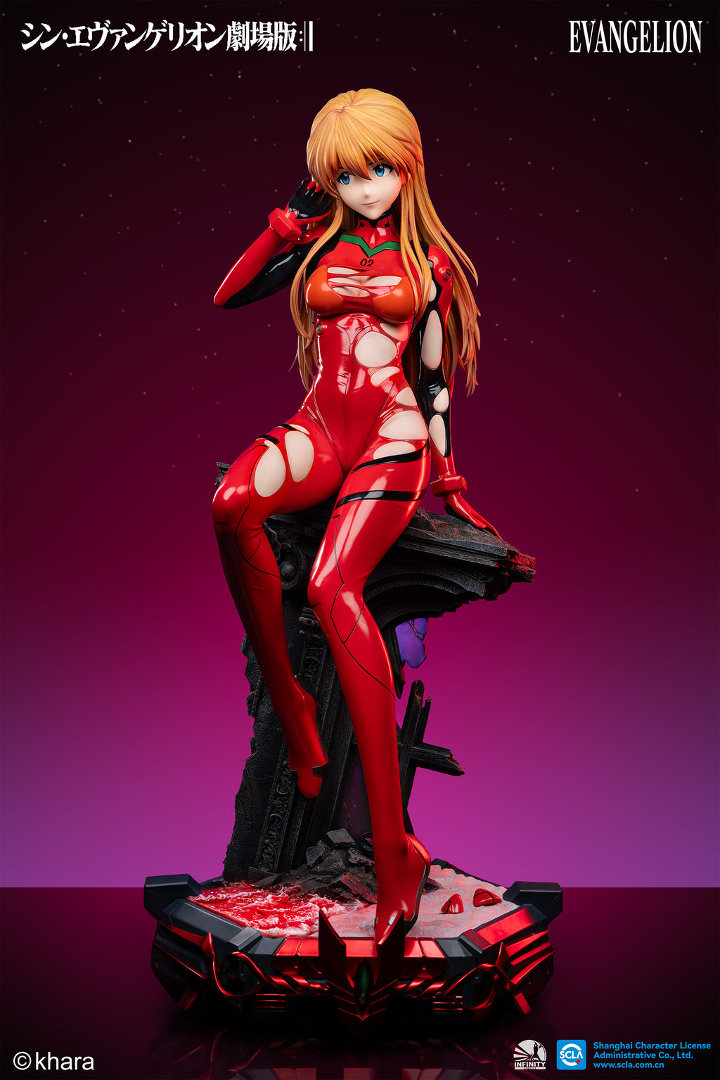 Early Bird Pre-Order Infinity Studio "EVANGELION:3.0+1.0 THRICE UPON A TIME" – Asuka Langley 1/ 2 Scale Statue