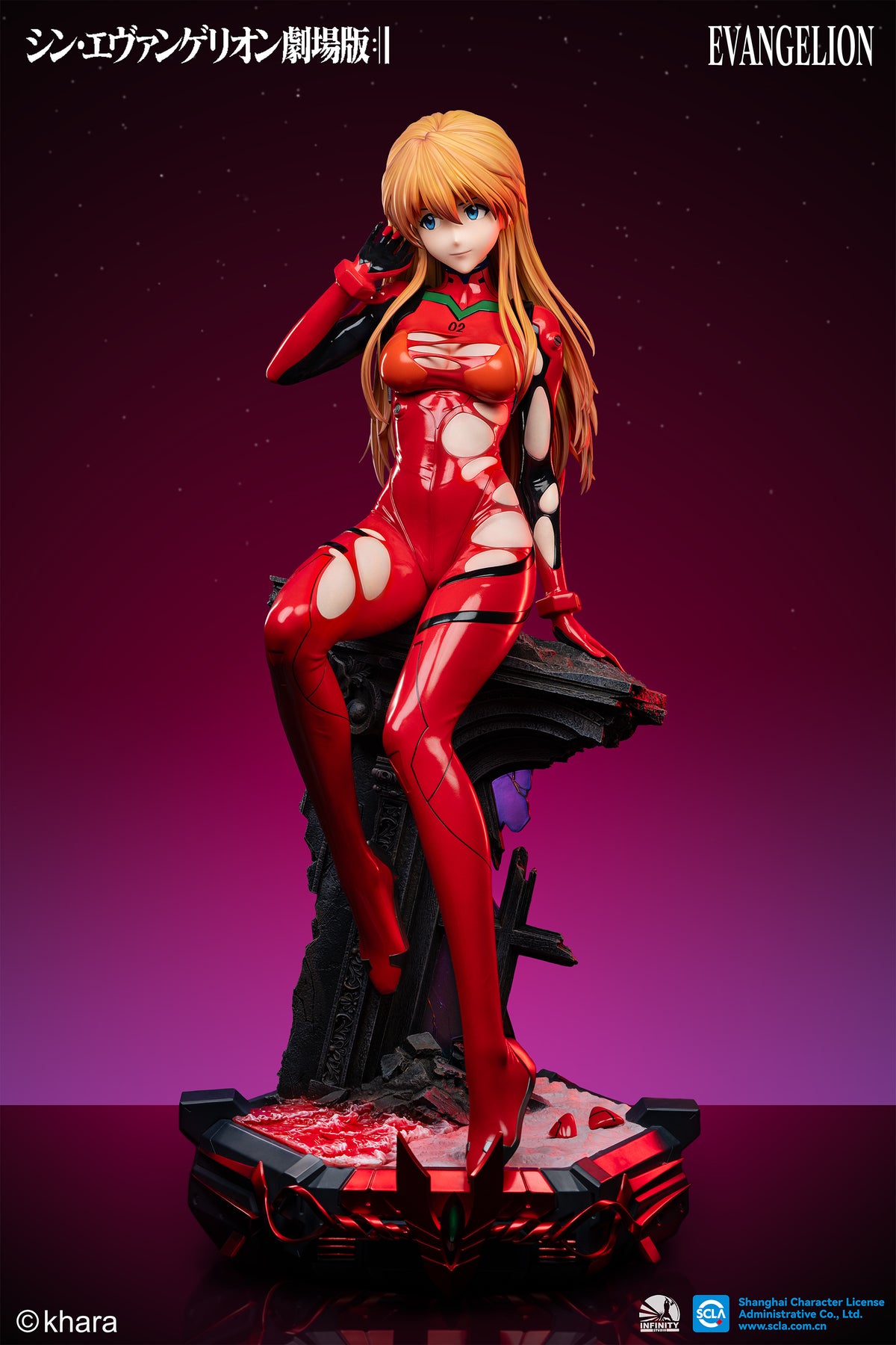 Early Bird Pre-Order Infinity Studio "EVANGELION:3.0+1.0 THRICE UPON A TIME" – Asuka Langley 1/ 2 Scale Statue