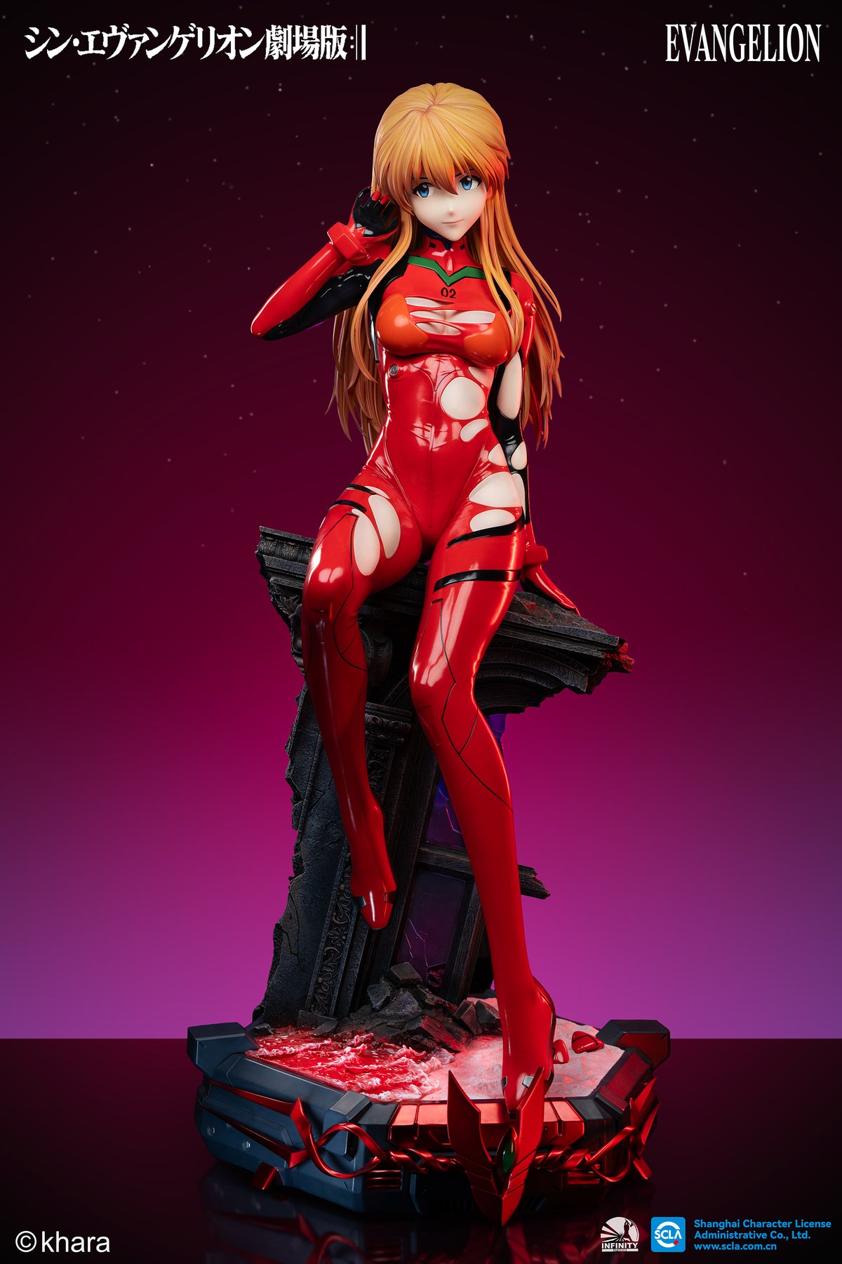 Early Bird Pre-Order Infinity Studio "EVANGELION:3.0+1.0 THRICE UPON A TIME" – Asuka Langley 1/ 2 Scale Statue