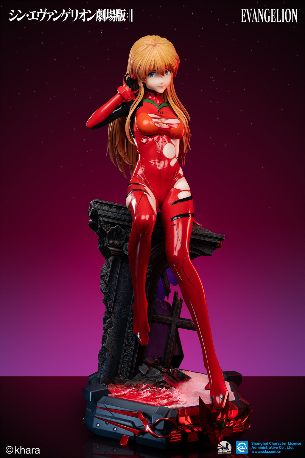 Early Bird Pre-Order Infinity Studio "EVANGELION:3.0+1.0 THRICE UPON A TIME" – Asuka Langley 1/ 2 Scale Statue